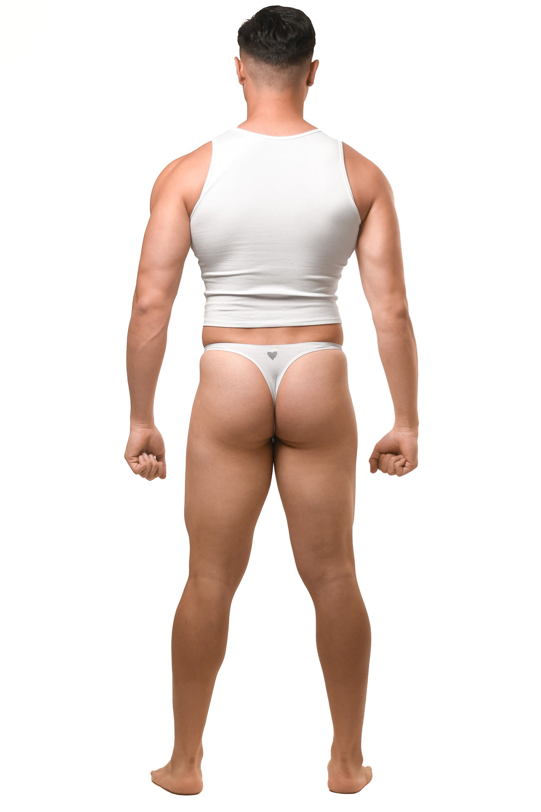 White Gabriel Thong Set
