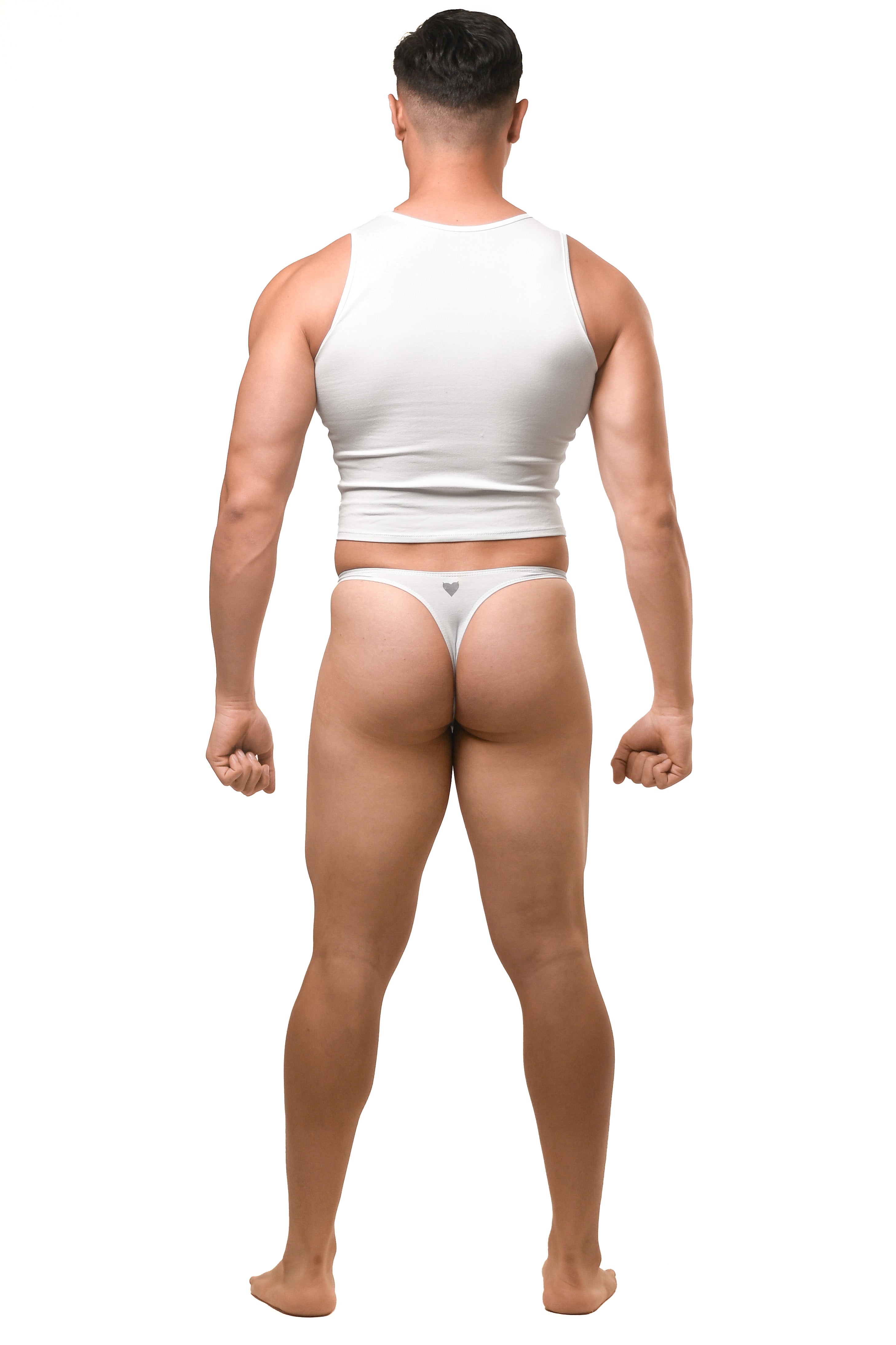 White Gabriel Thong Set