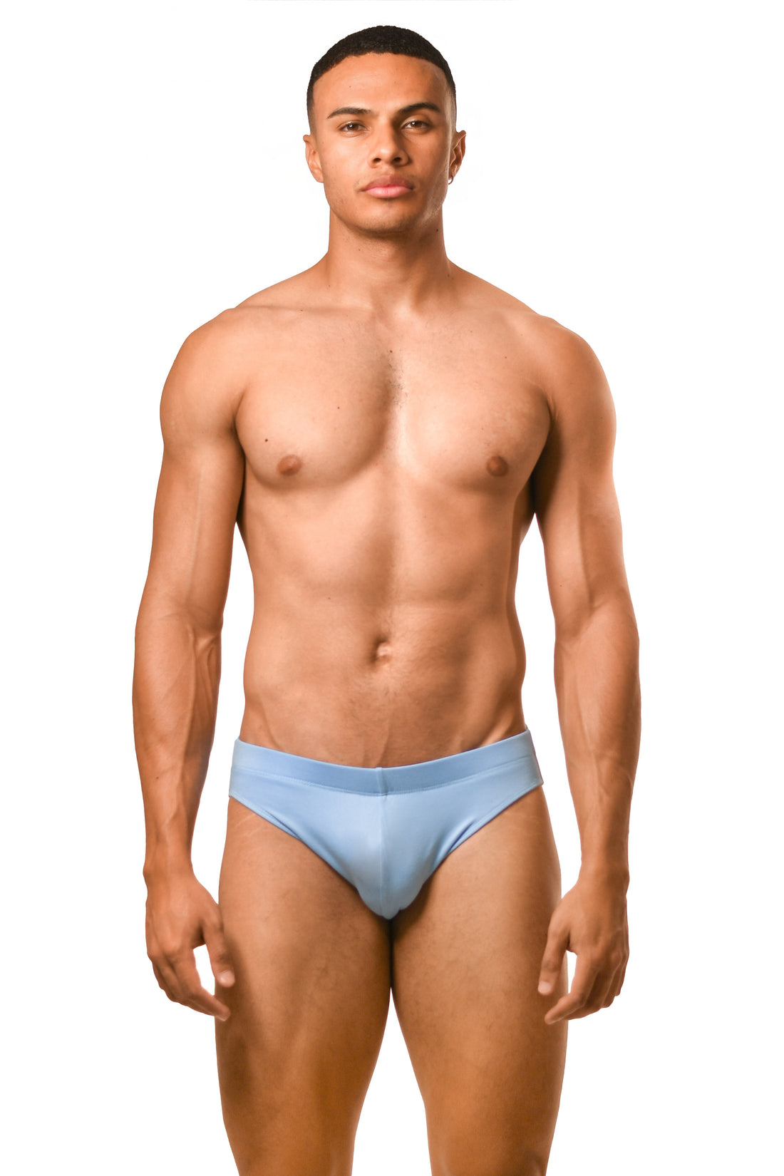 Baby Blue Cotton Jersey Brief