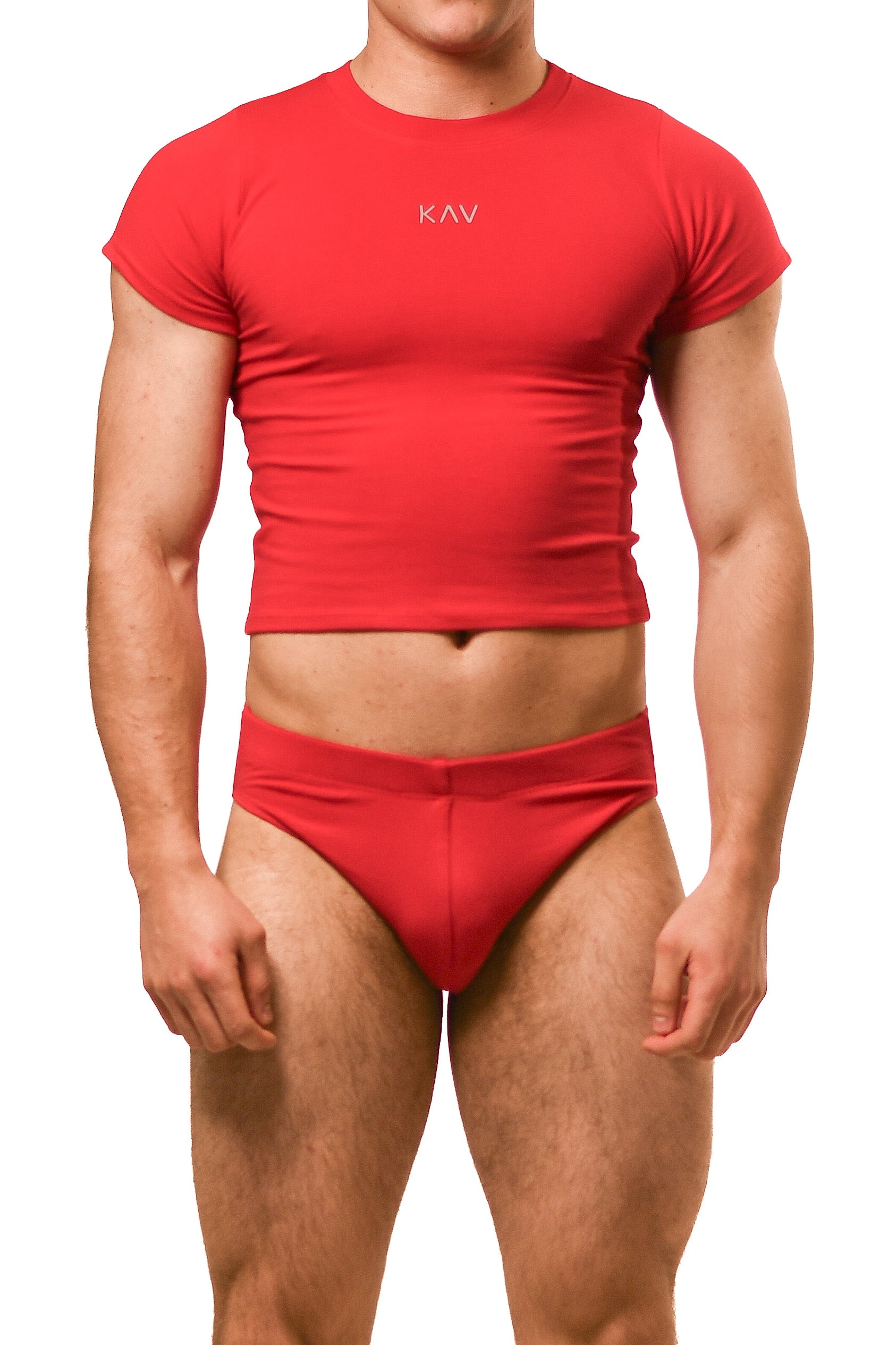 Red Alberto Brief Set