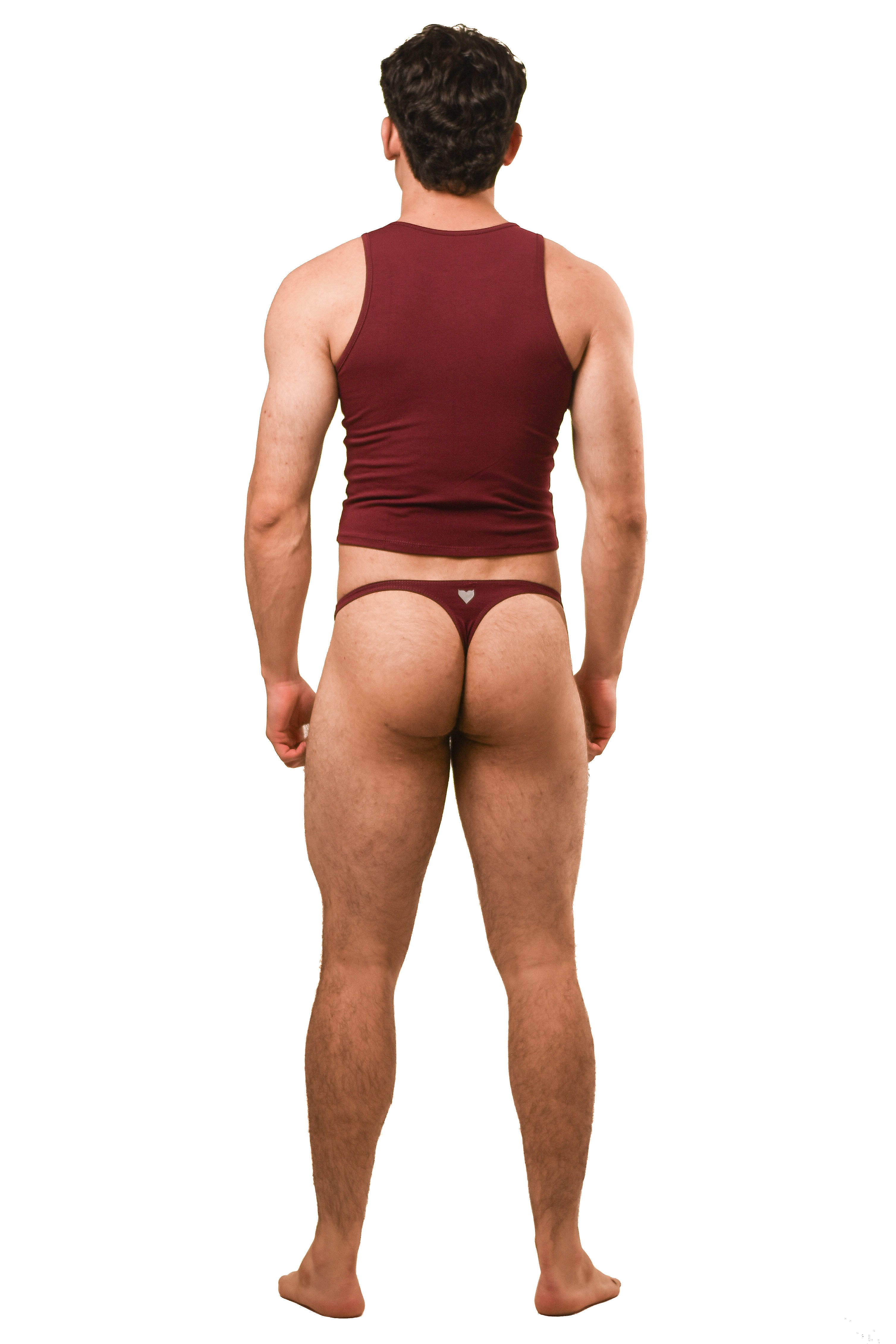 Dark Red Magnet Tank Top