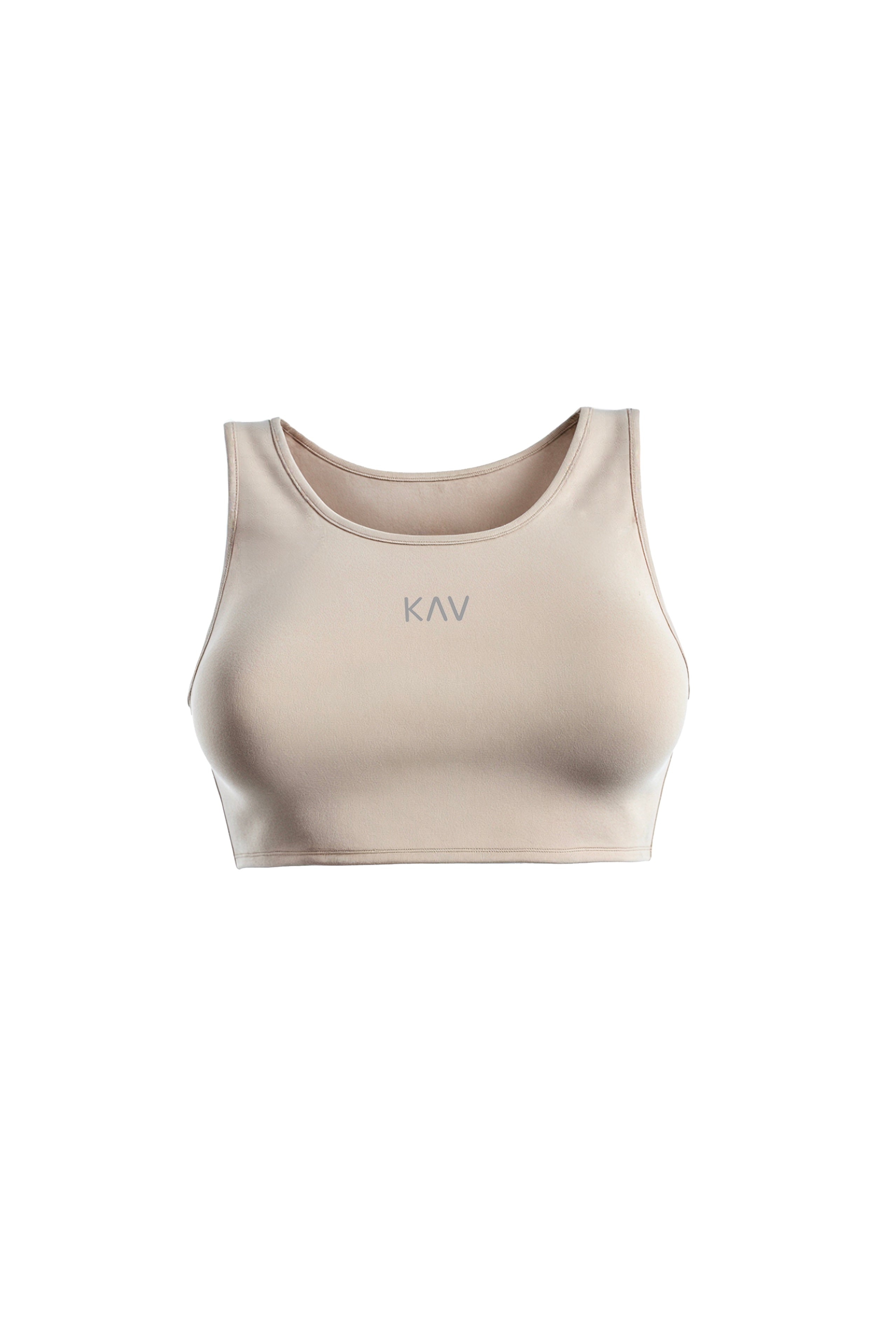 Beige Original Super Cropped Tank Top