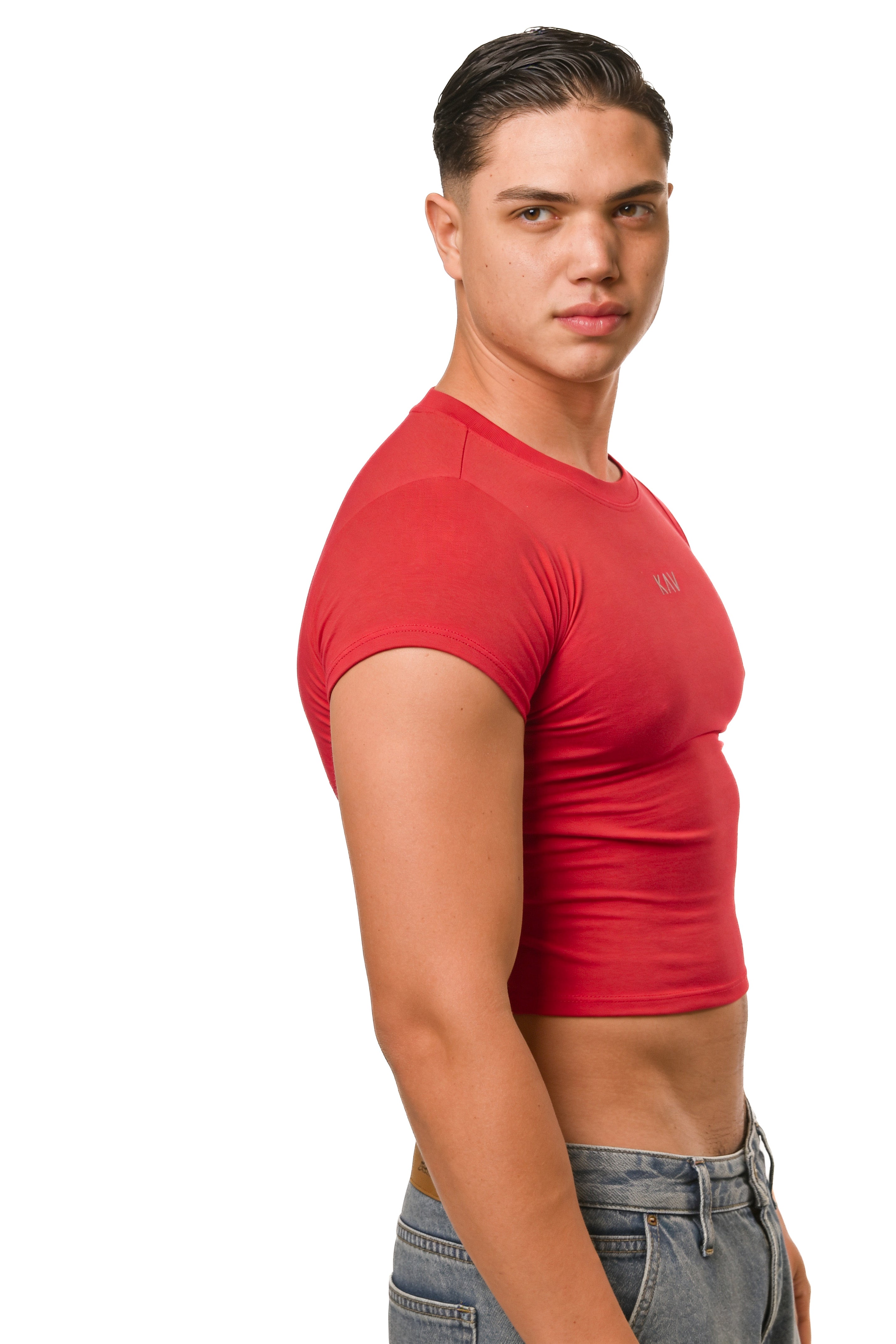 Red Magnet Baby Tee