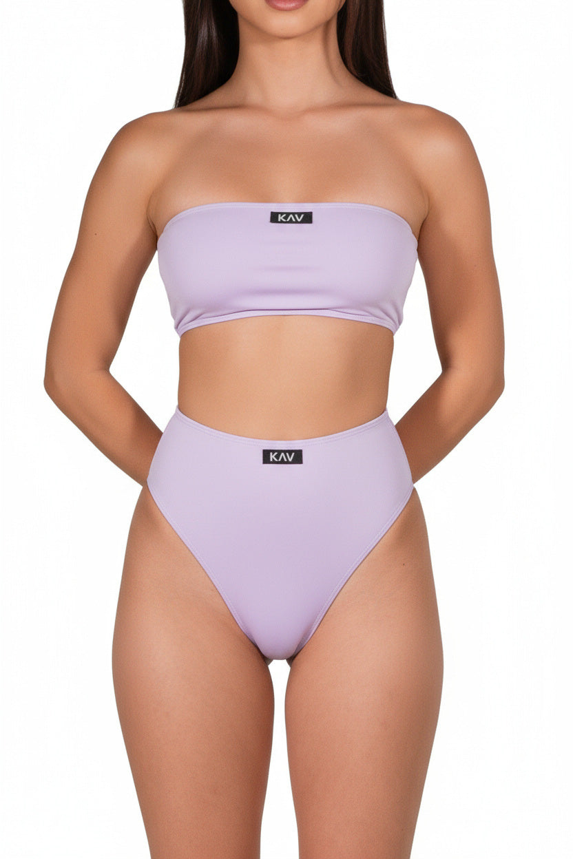 Lilac Swim Minimal High Waist Bottom