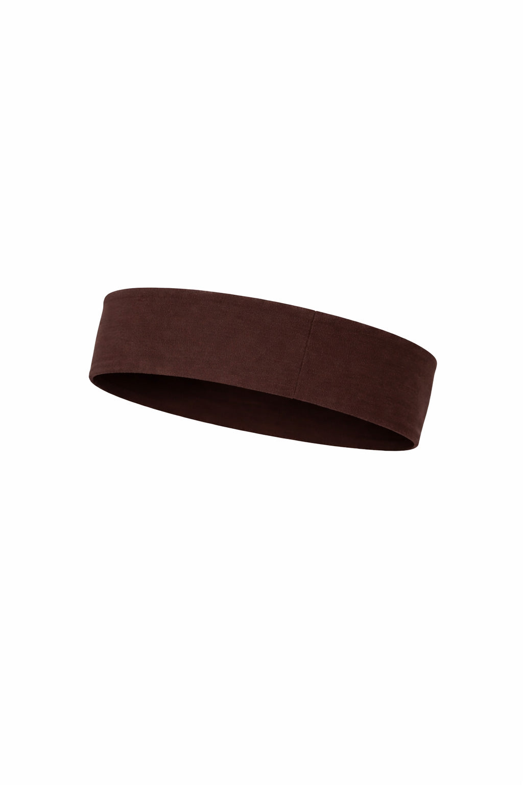 Dark Brown Cotton Jersey Headband