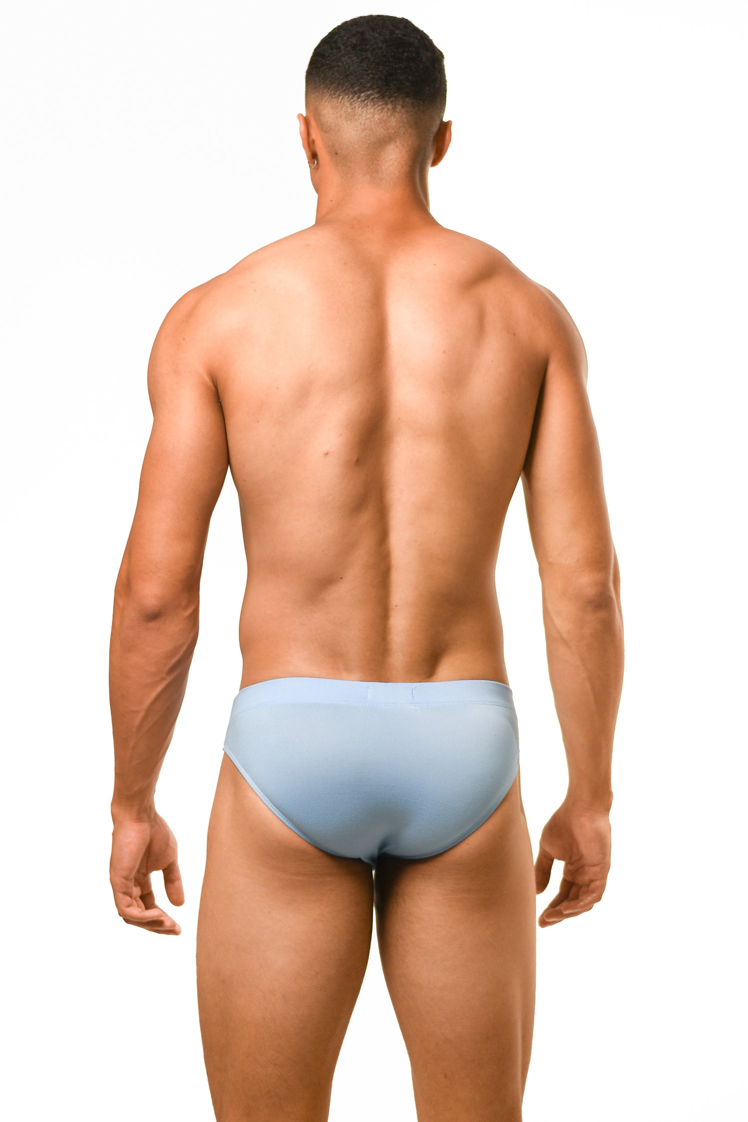 Baby Blue Cotton Jersey Brief