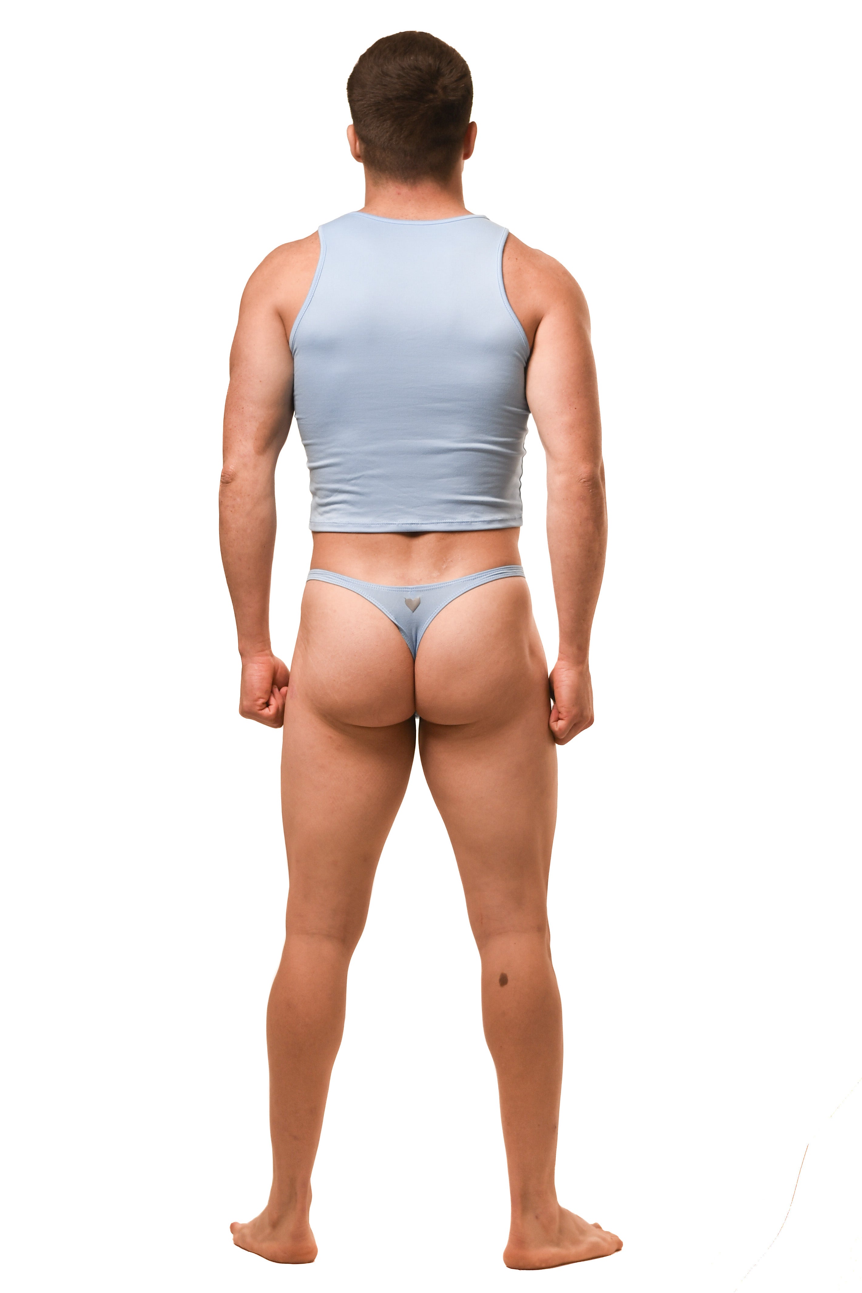 Baby Blue Gabriel Thong Set