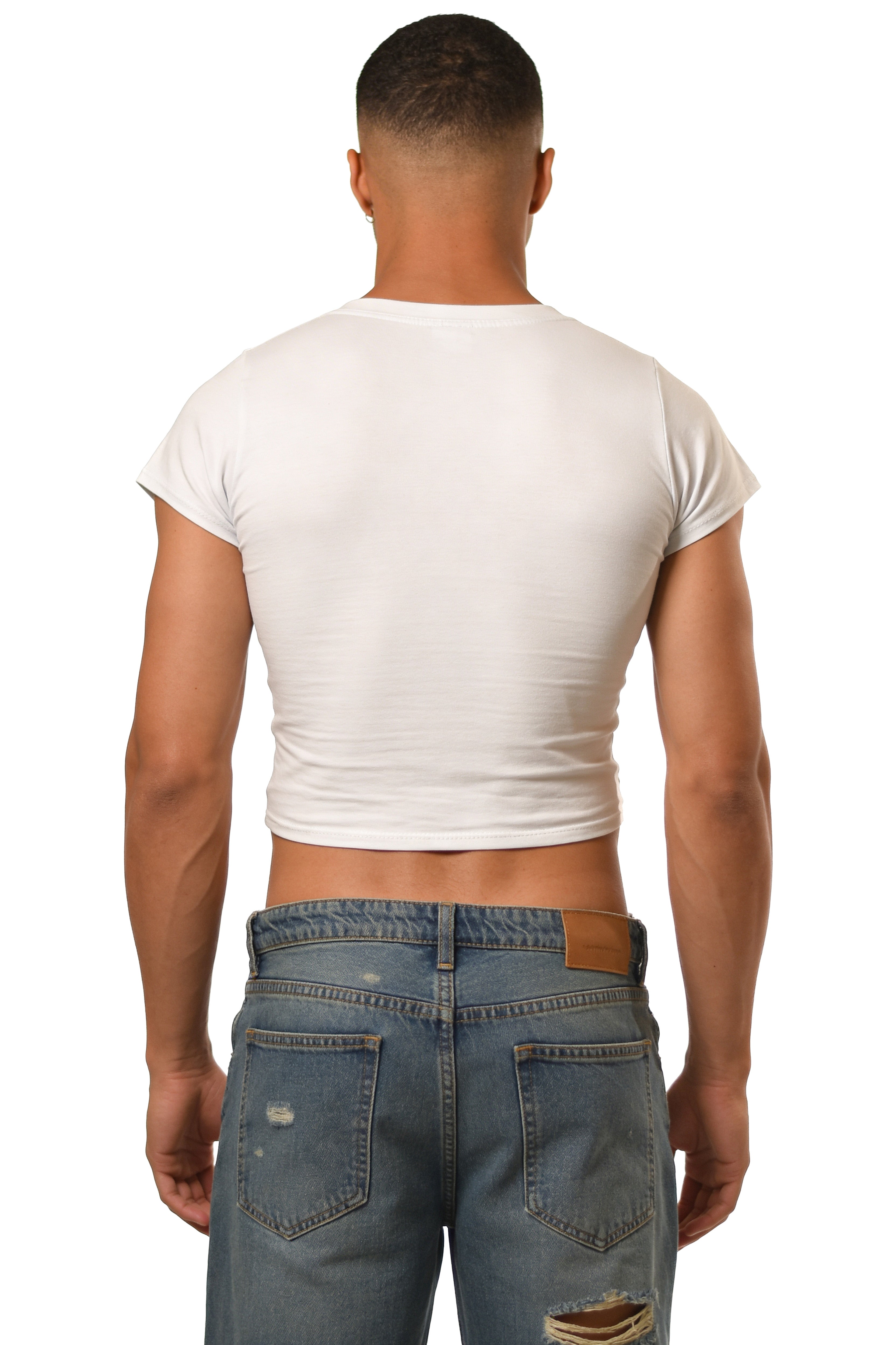 White Magnet Baby Tee