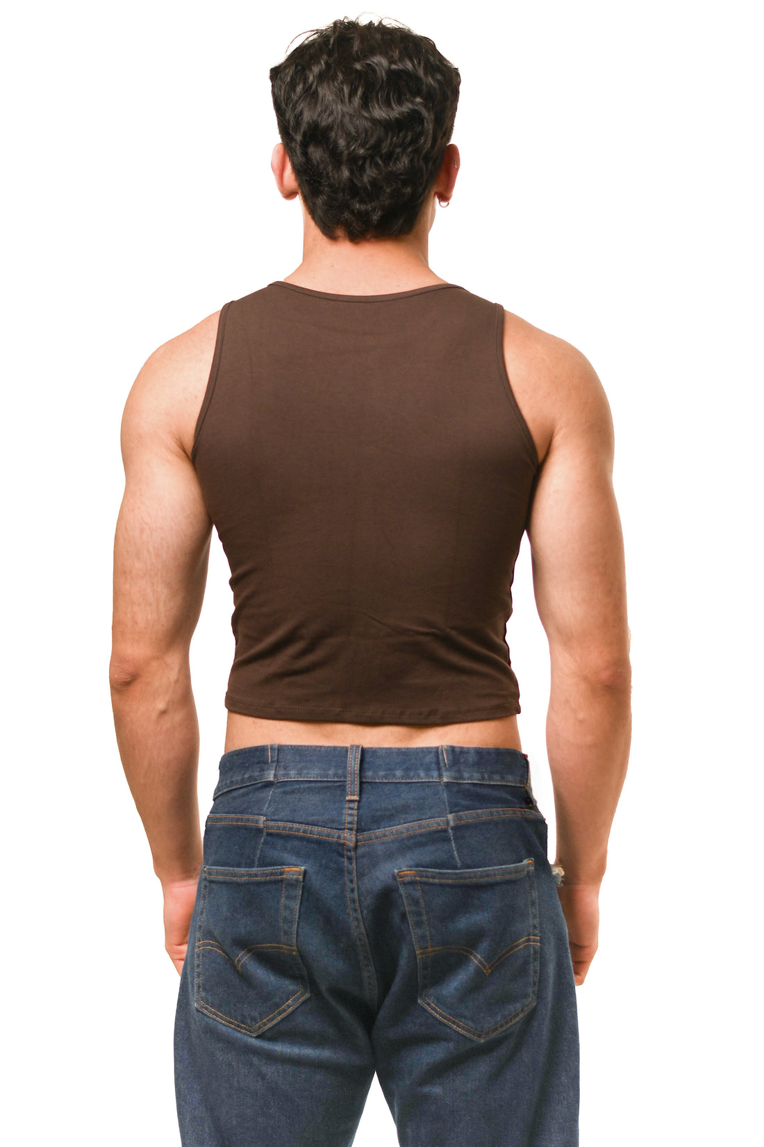 Hot Brown Magnet Tank Top