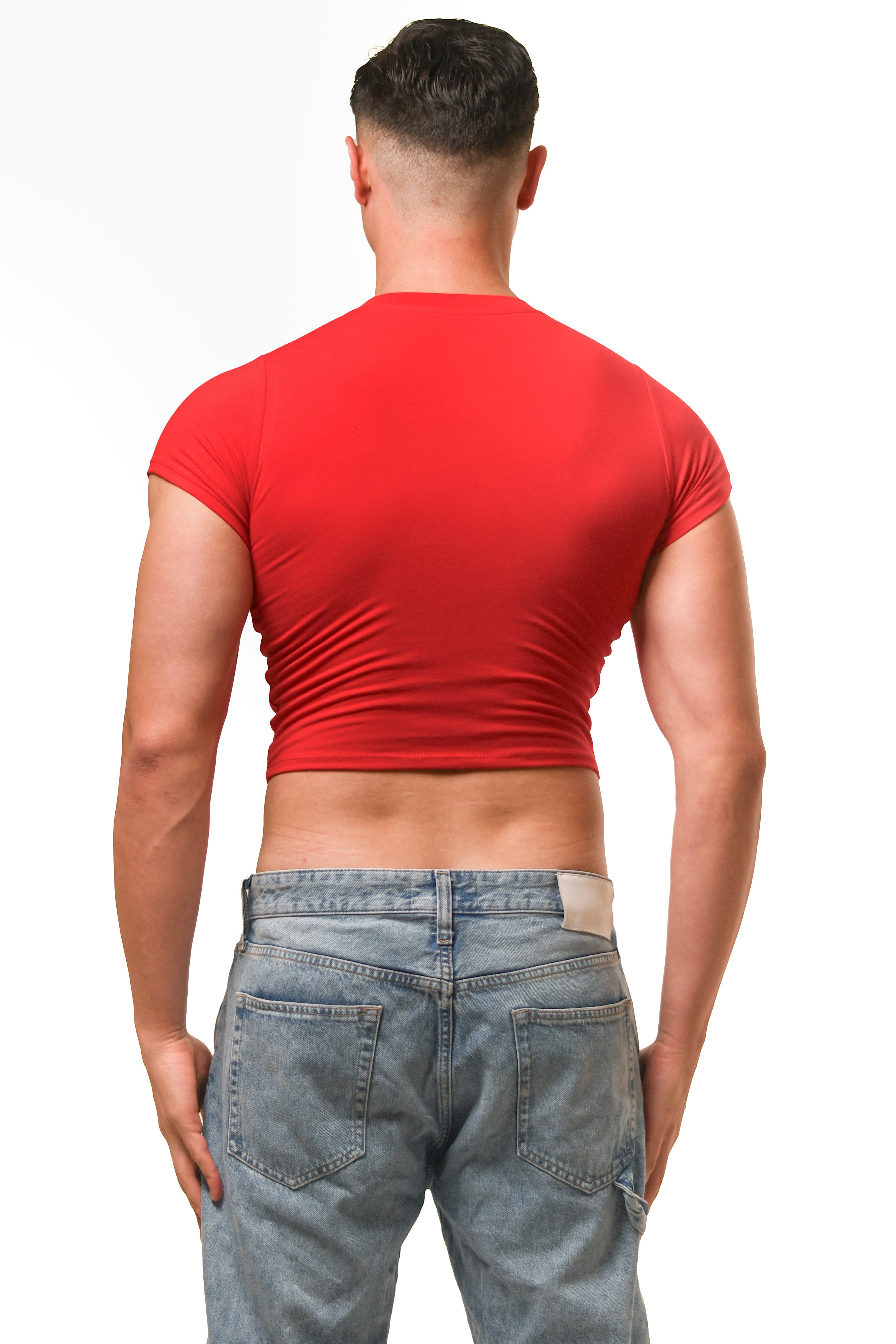Red Magnet Baby Tee
