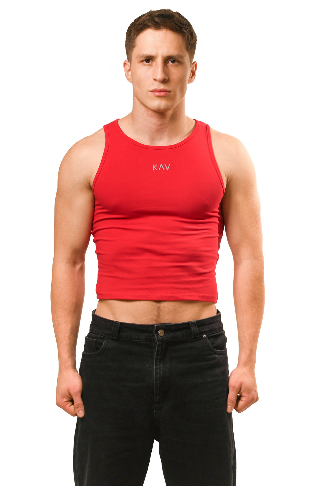 Red Magnet Tank Top