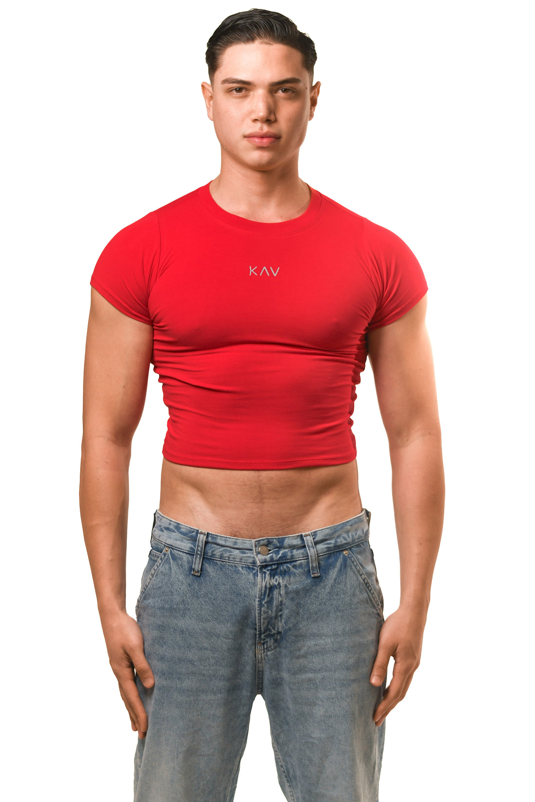 Red Magnet Baby Tee
