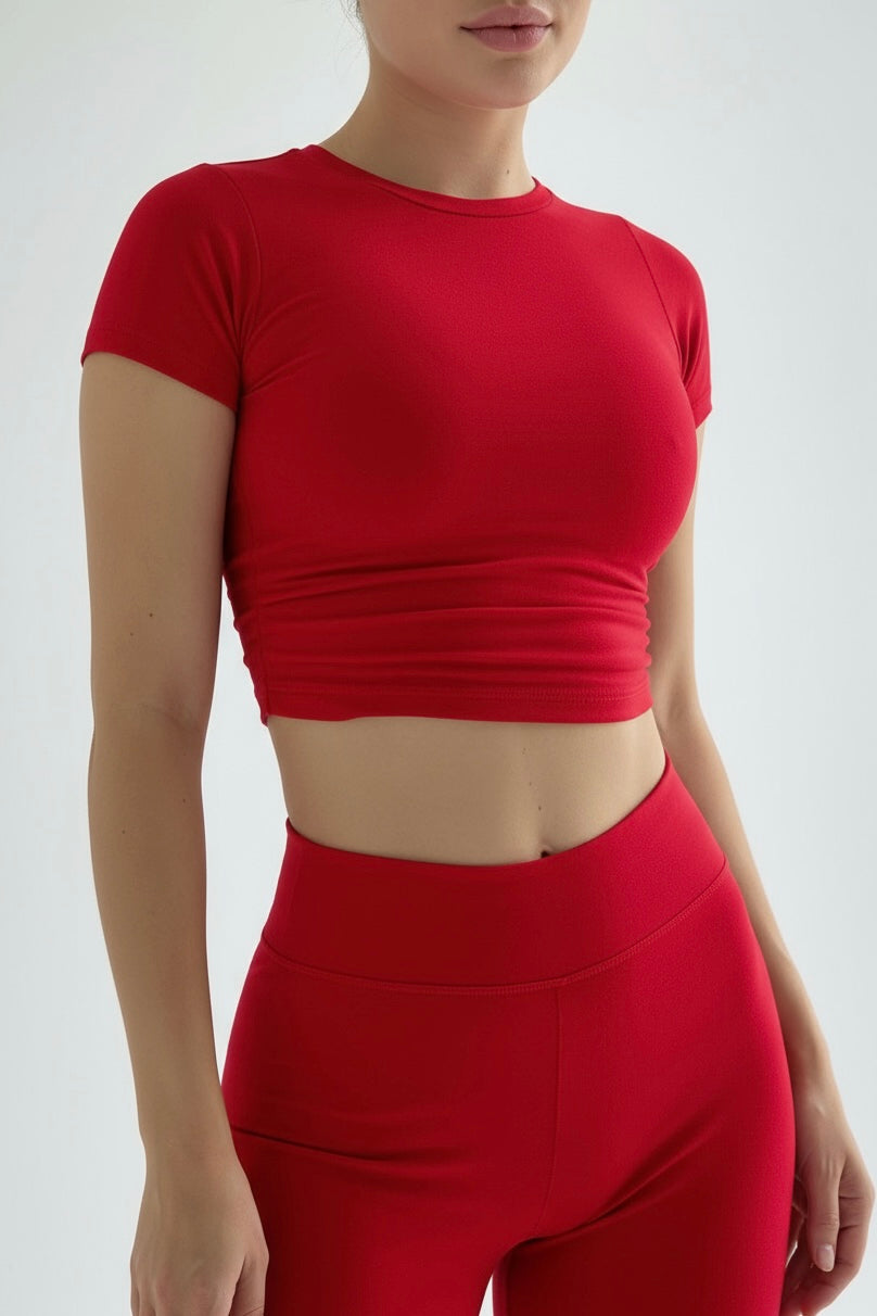 Red Original Cotton Jersey Baby Tee