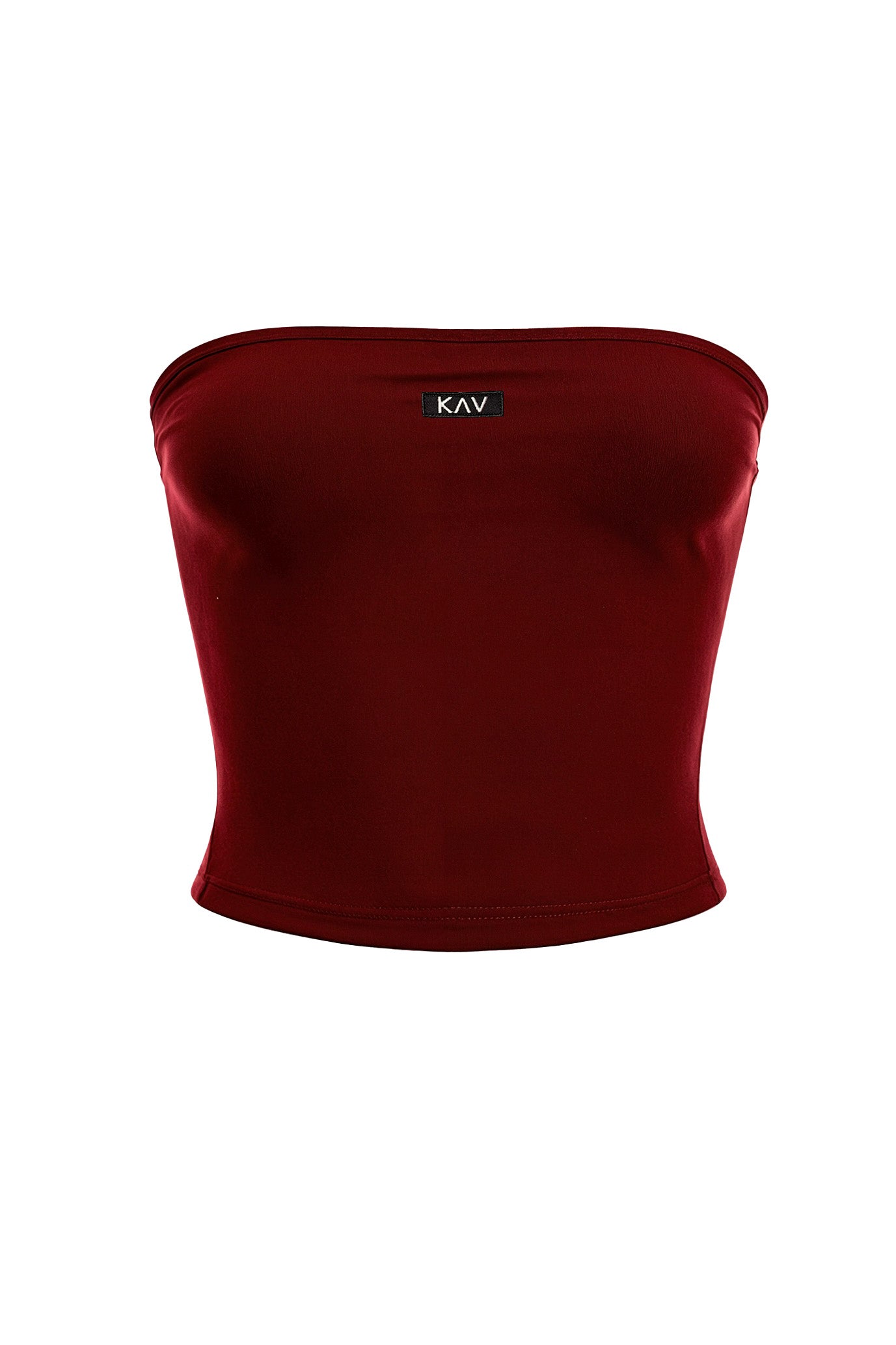 Dark Red Original Cotton Jersey Tube Top