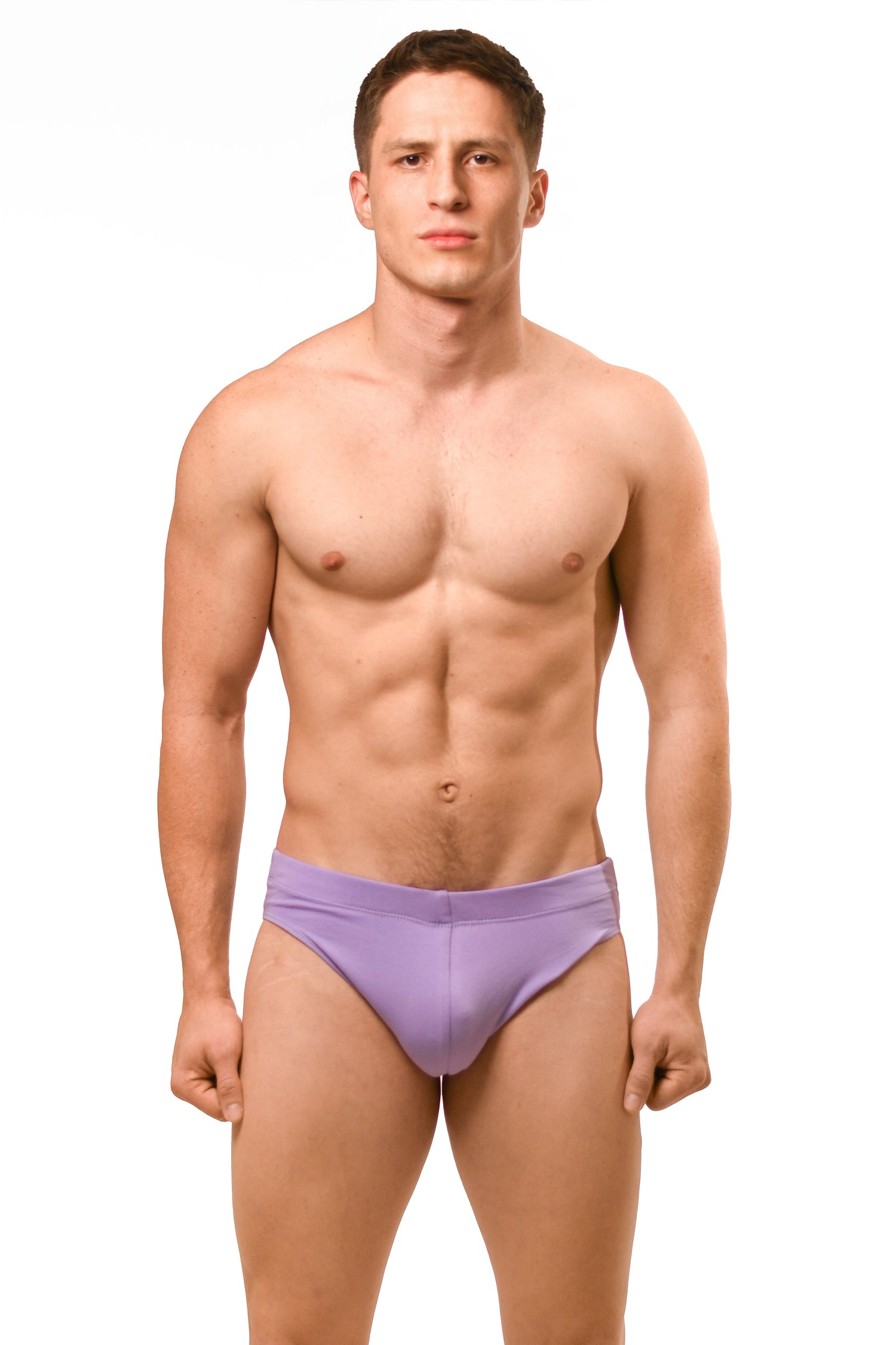 Lilac Cotton Jersey Brief