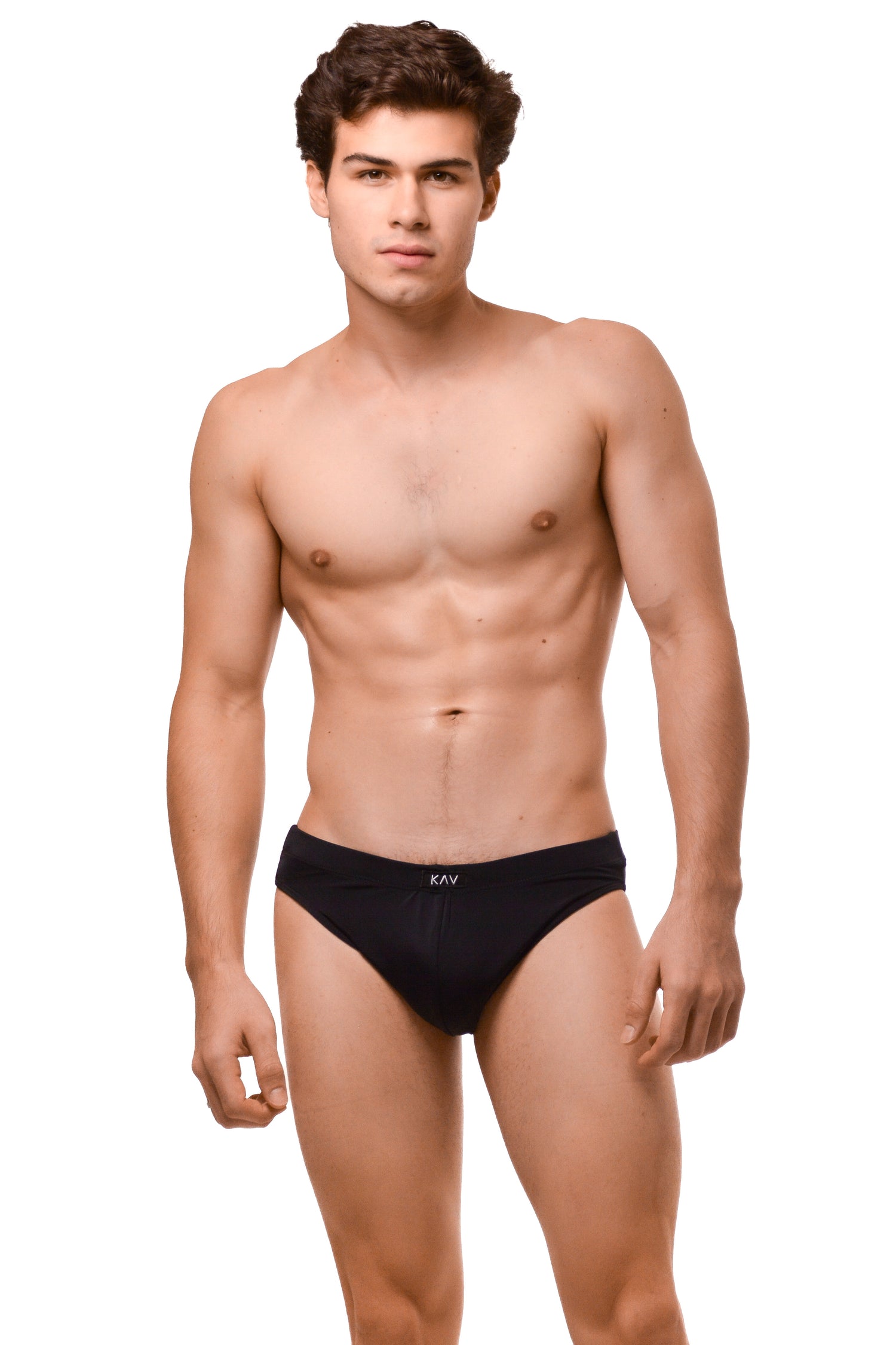 Black Minimal Swim Brief