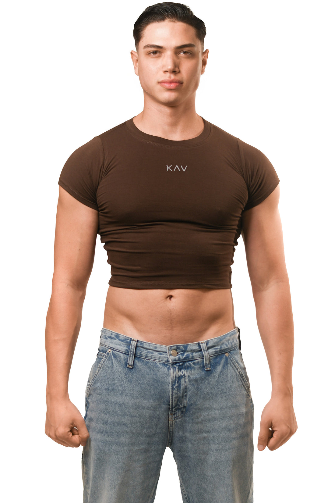 Dark Brown Magnet Baby Tee