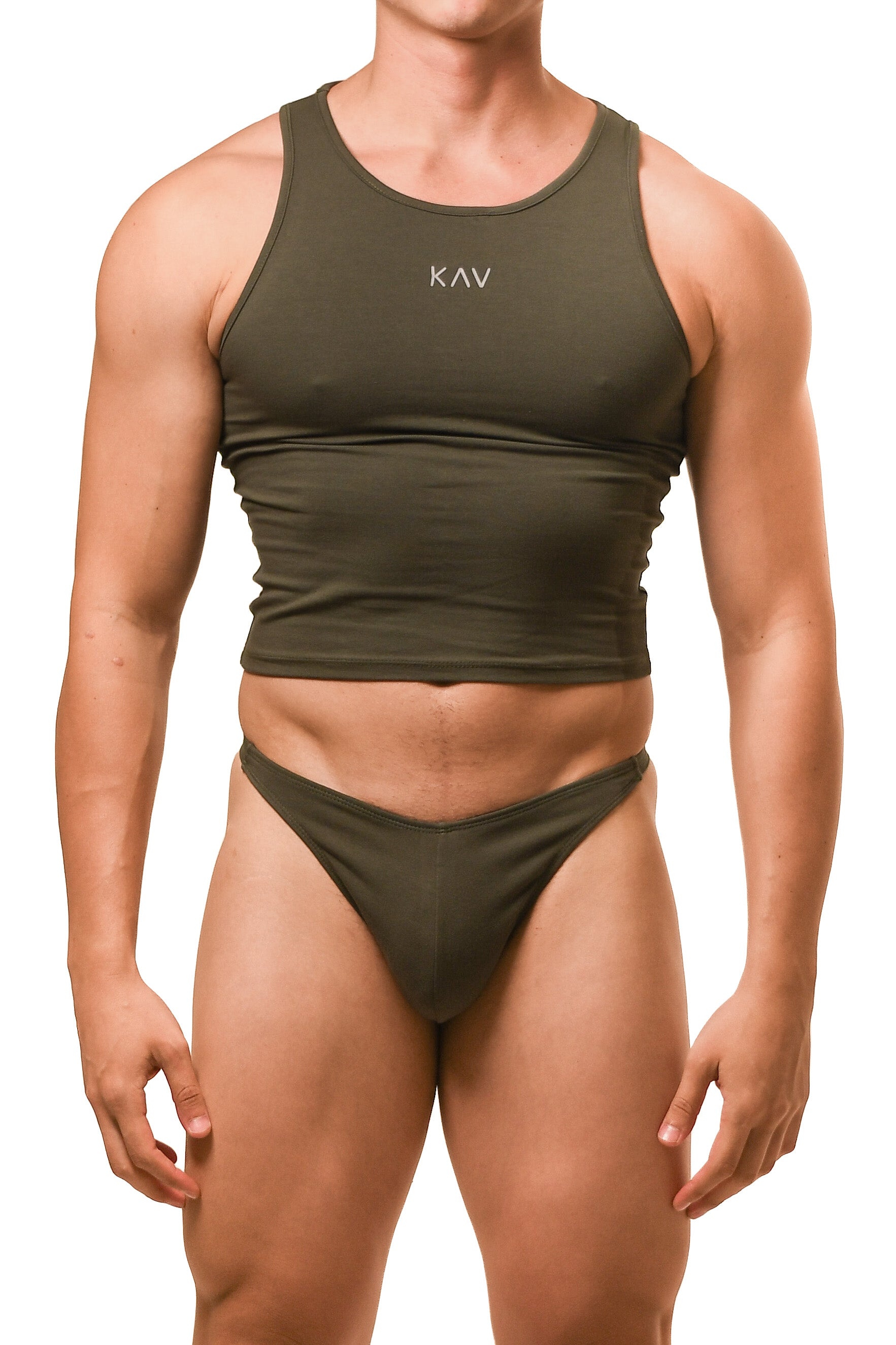 Dark Green Gabriel Thong Set