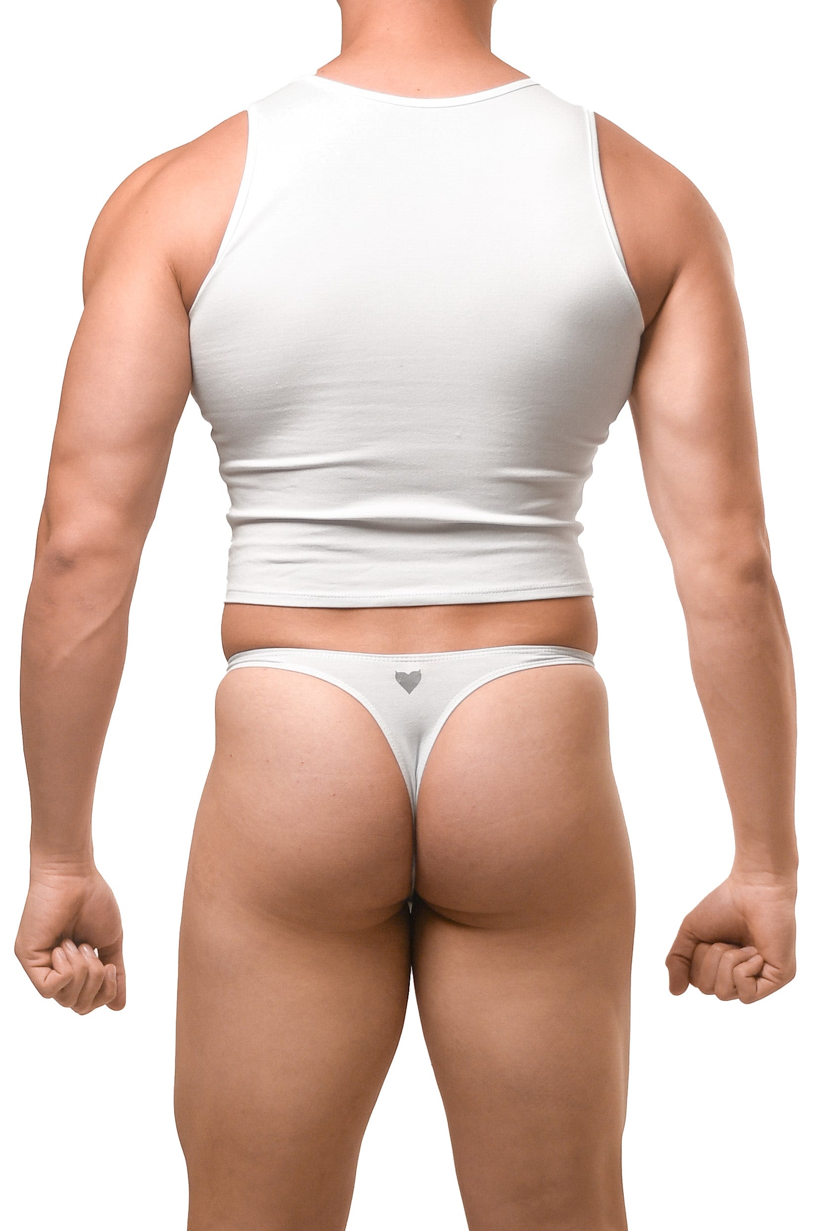 White Gabriel Thong Set