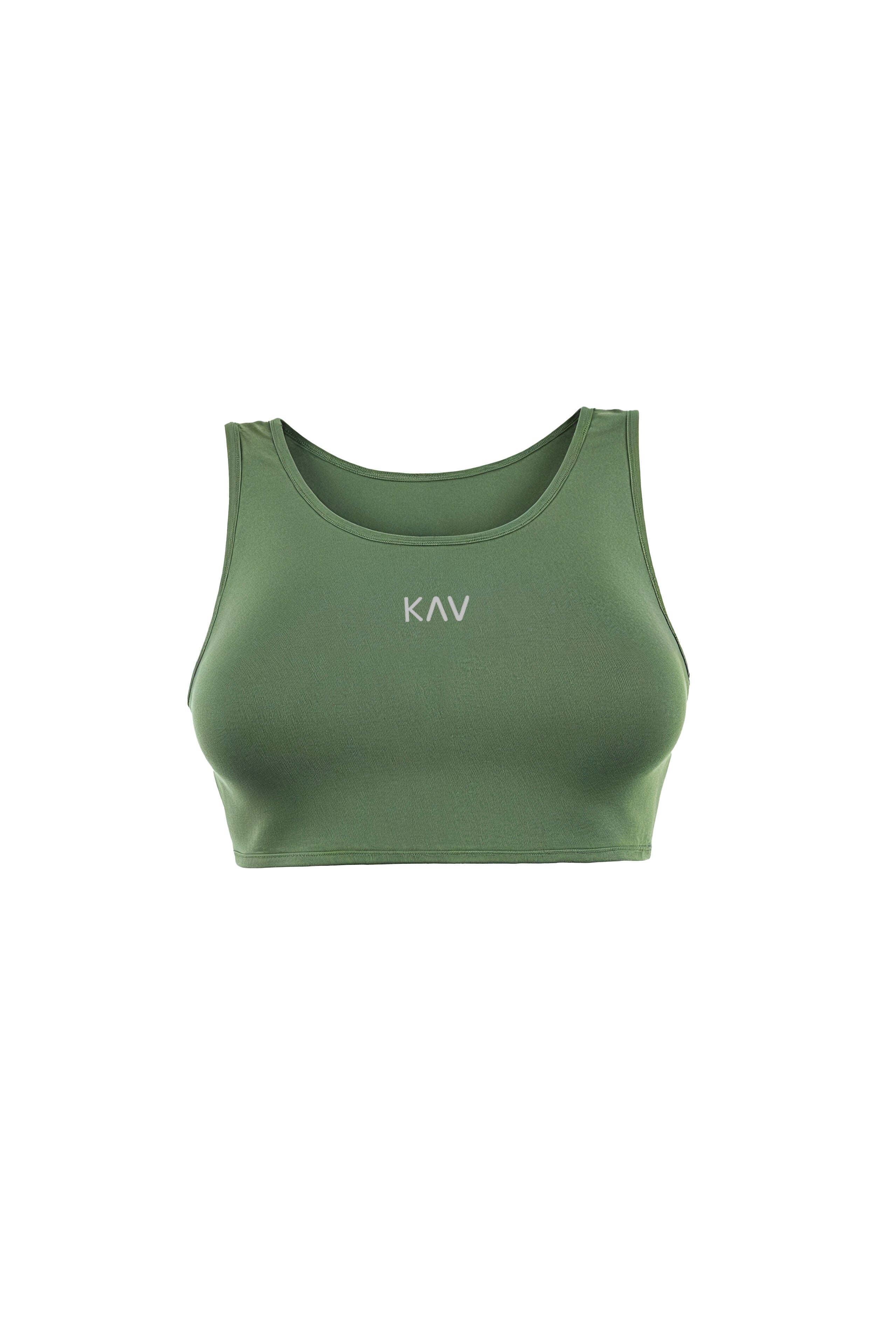 Dark Green Original Super Cropped Tank Top