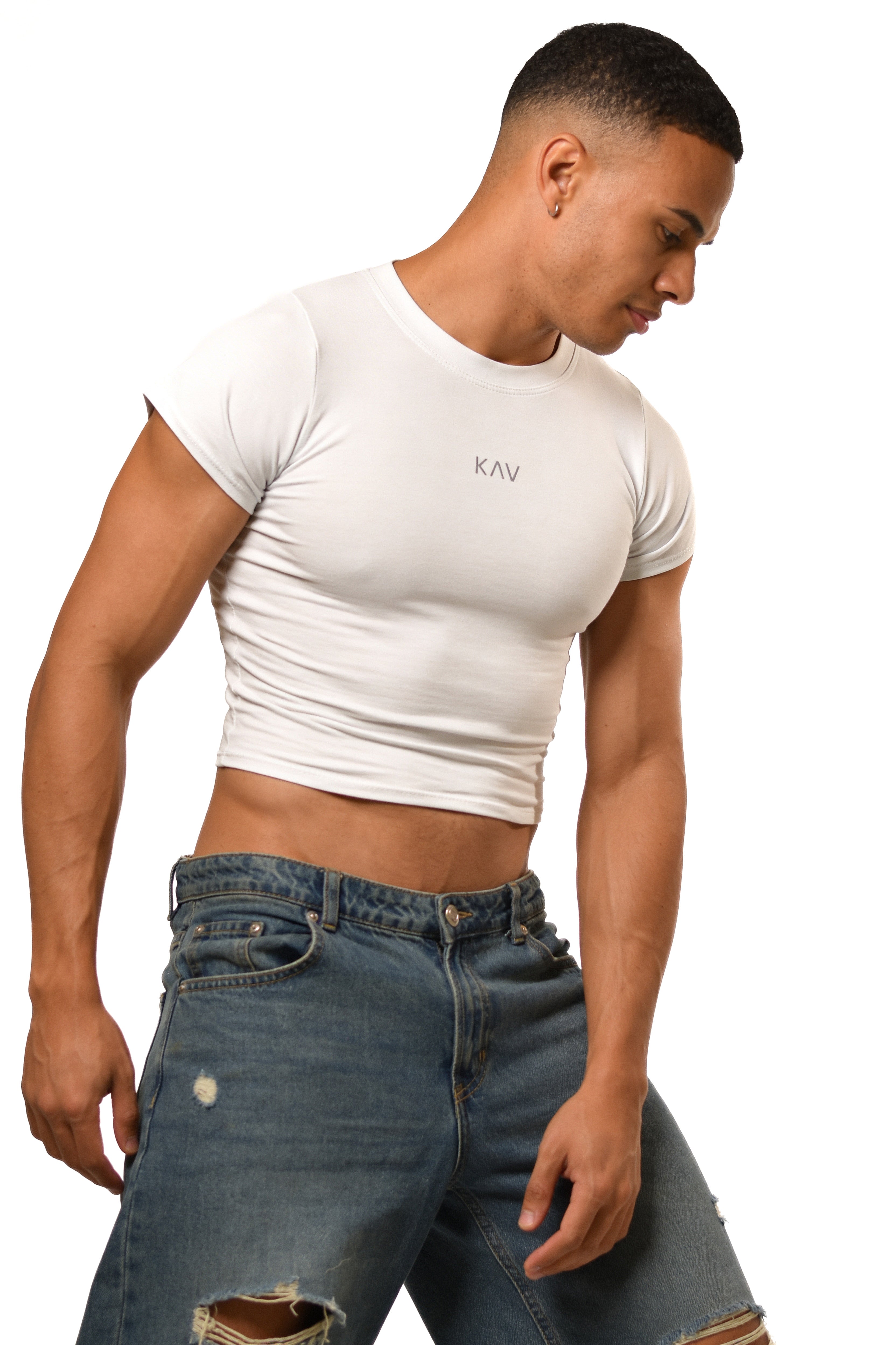 White Magnet Baby Tee