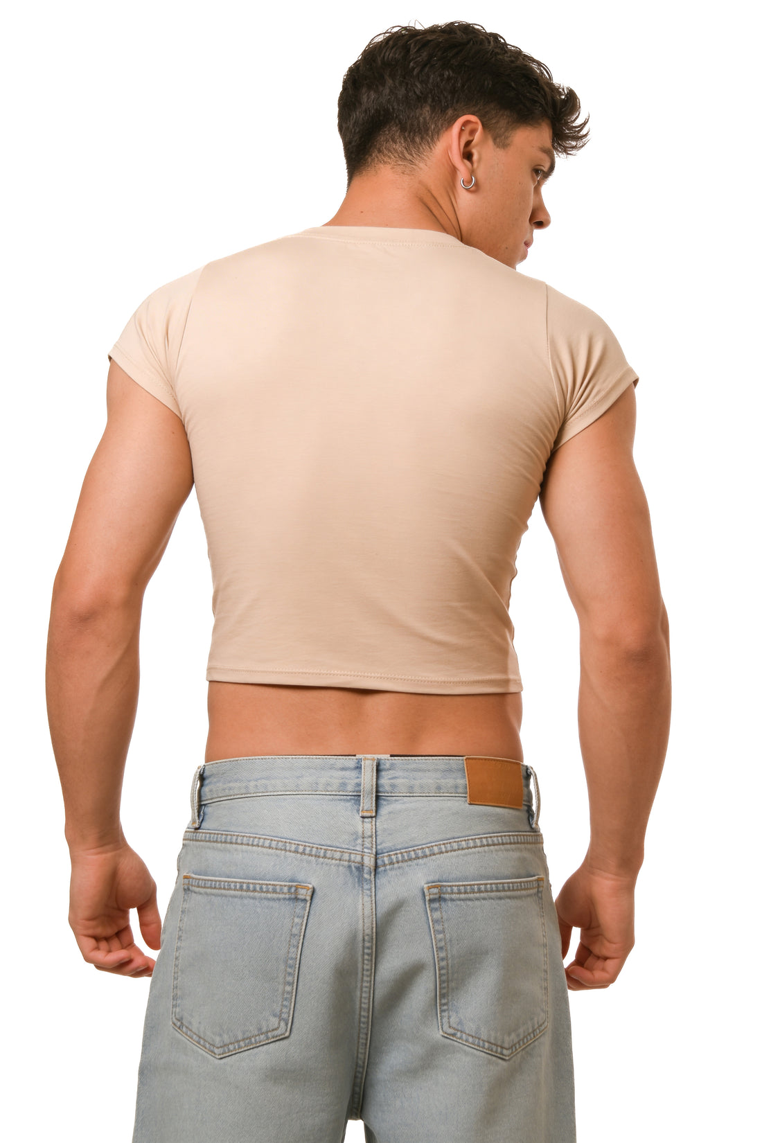 Beige Magnet Baby Tee