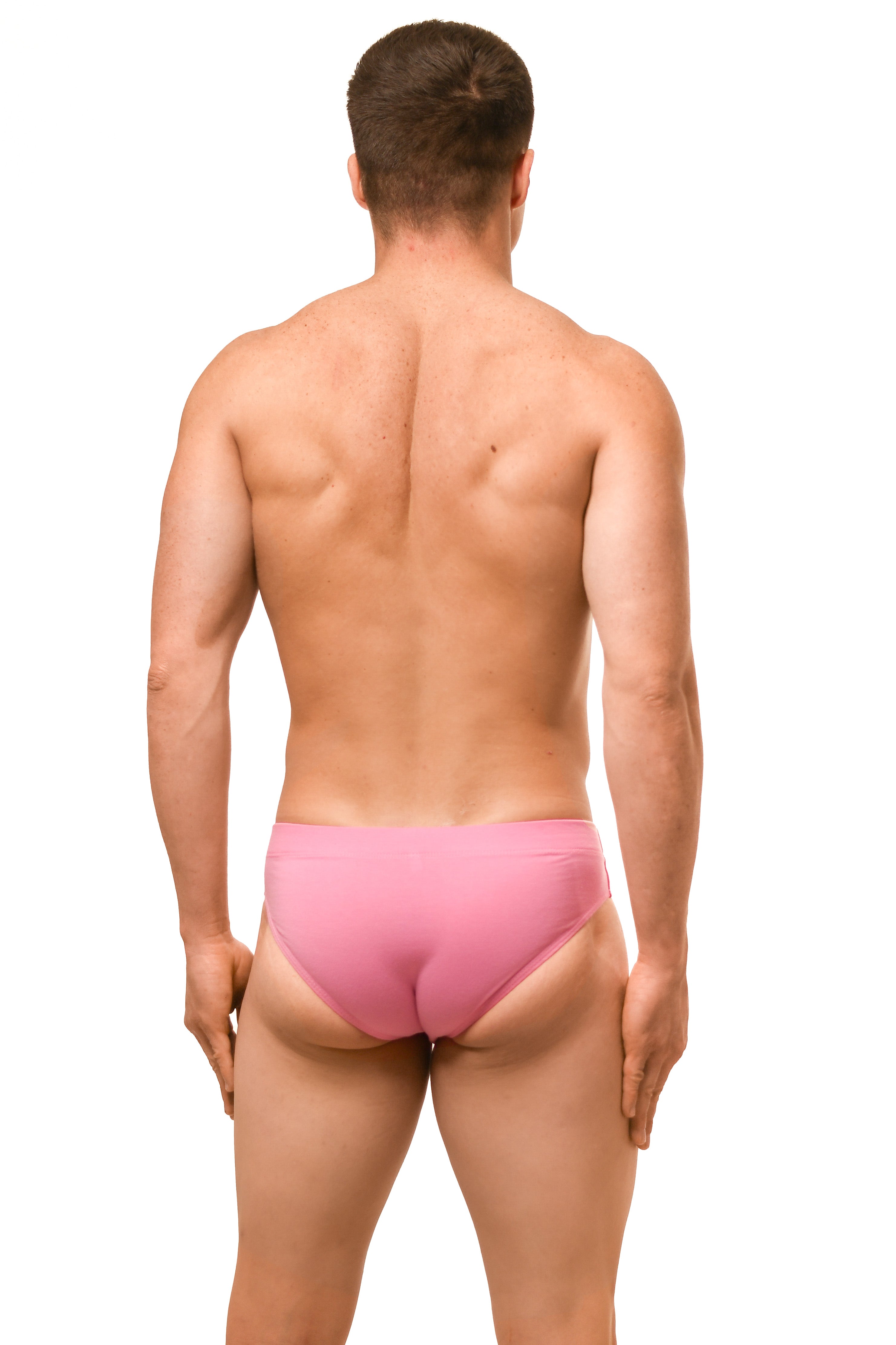 Pink Cotton Jersey Brief