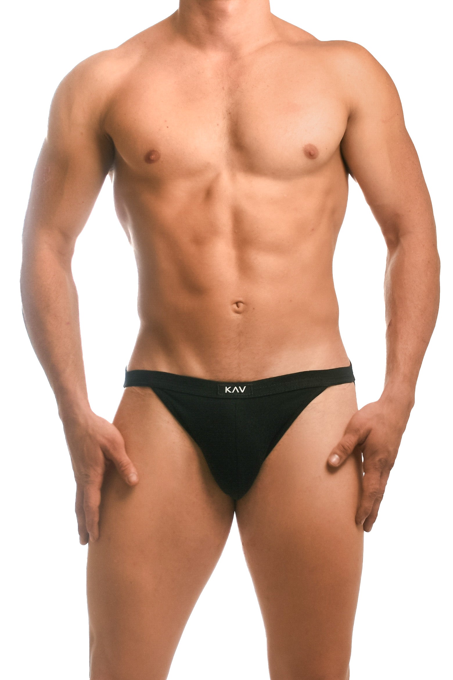 Black Original Cotton Jersey Jockstrap