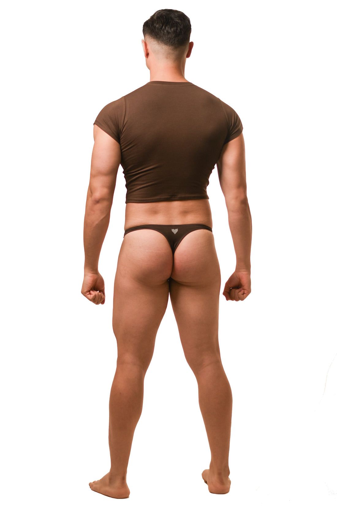 Hot Brown Alberto Thong Set