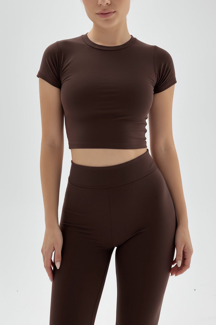 Dark Brown Original Cotton Jersey Baby Tee