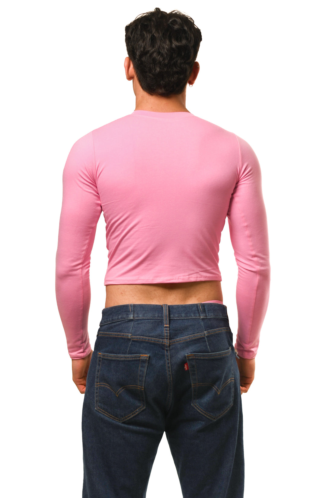 Pink Long Sleeve Magnet Top
