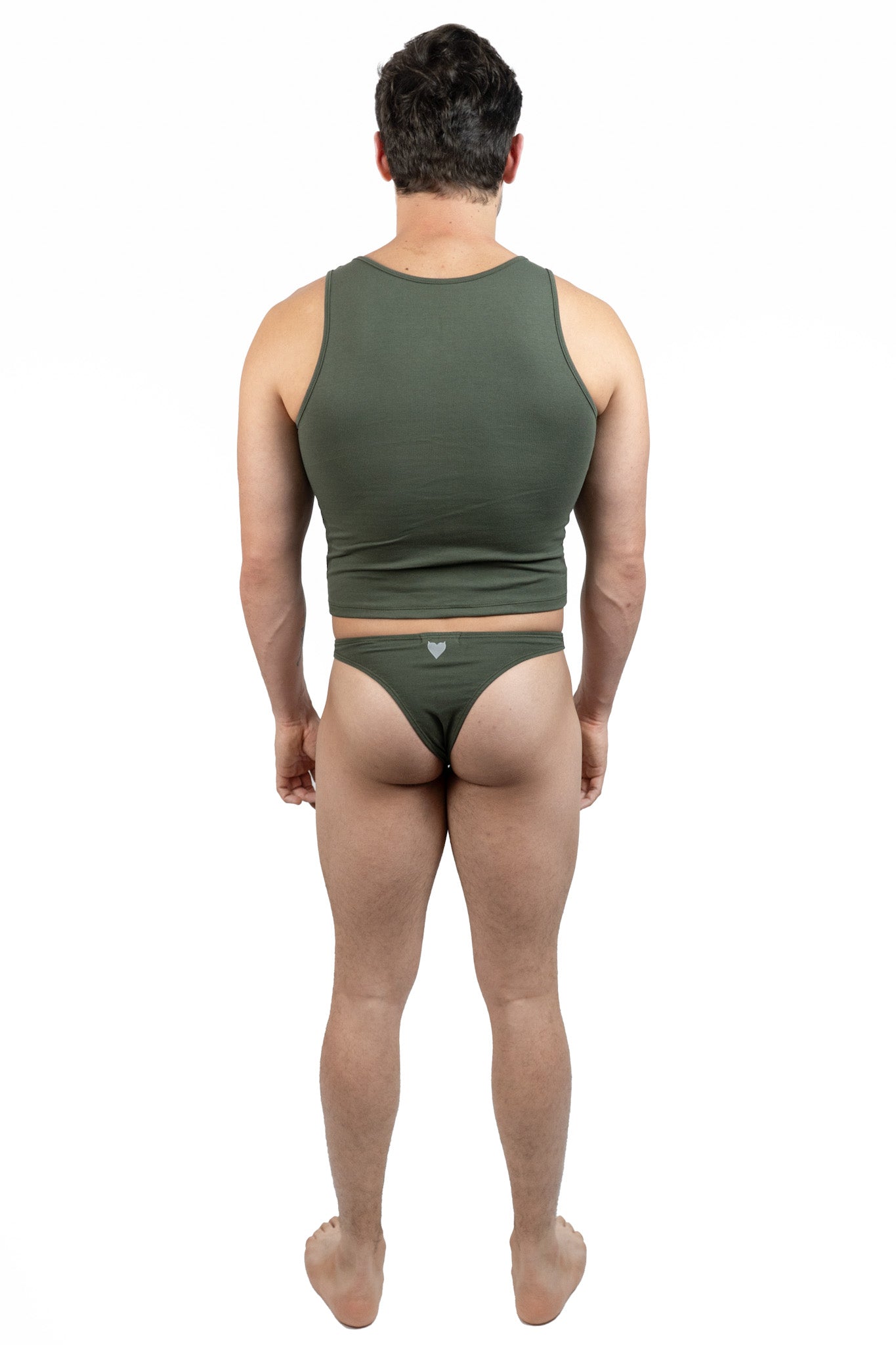 Dark Green Gabriel Thong Set