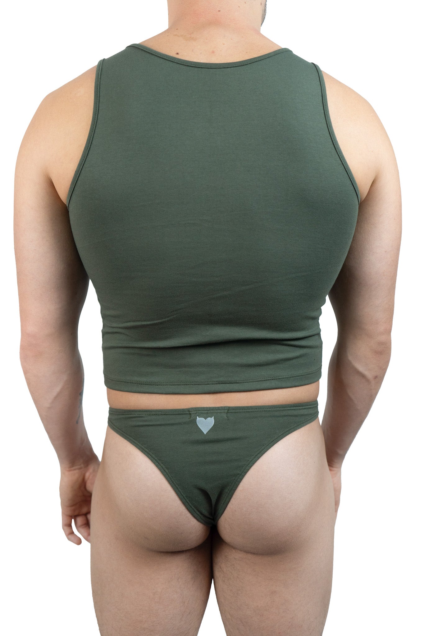 Dark Green Gabriel Thong Set
