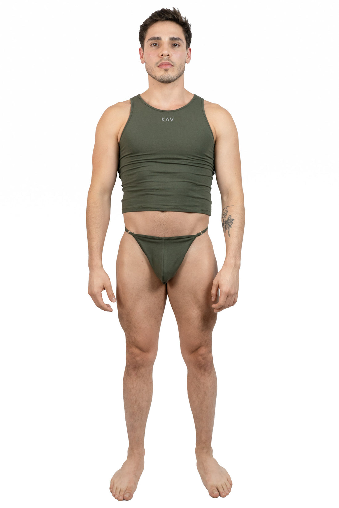 Dark Green Venom Cotton Jersey Set
