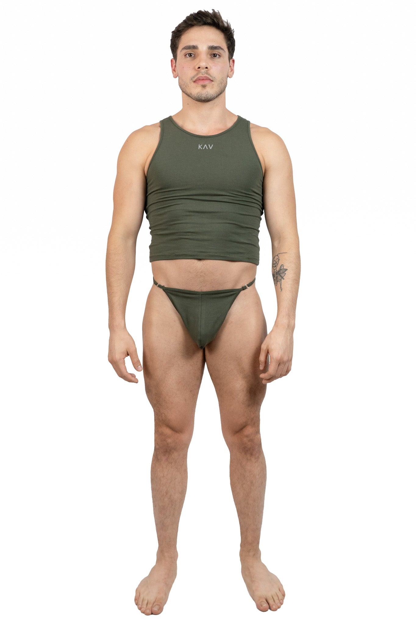 Dark Green Venom Cotton Jersey Set