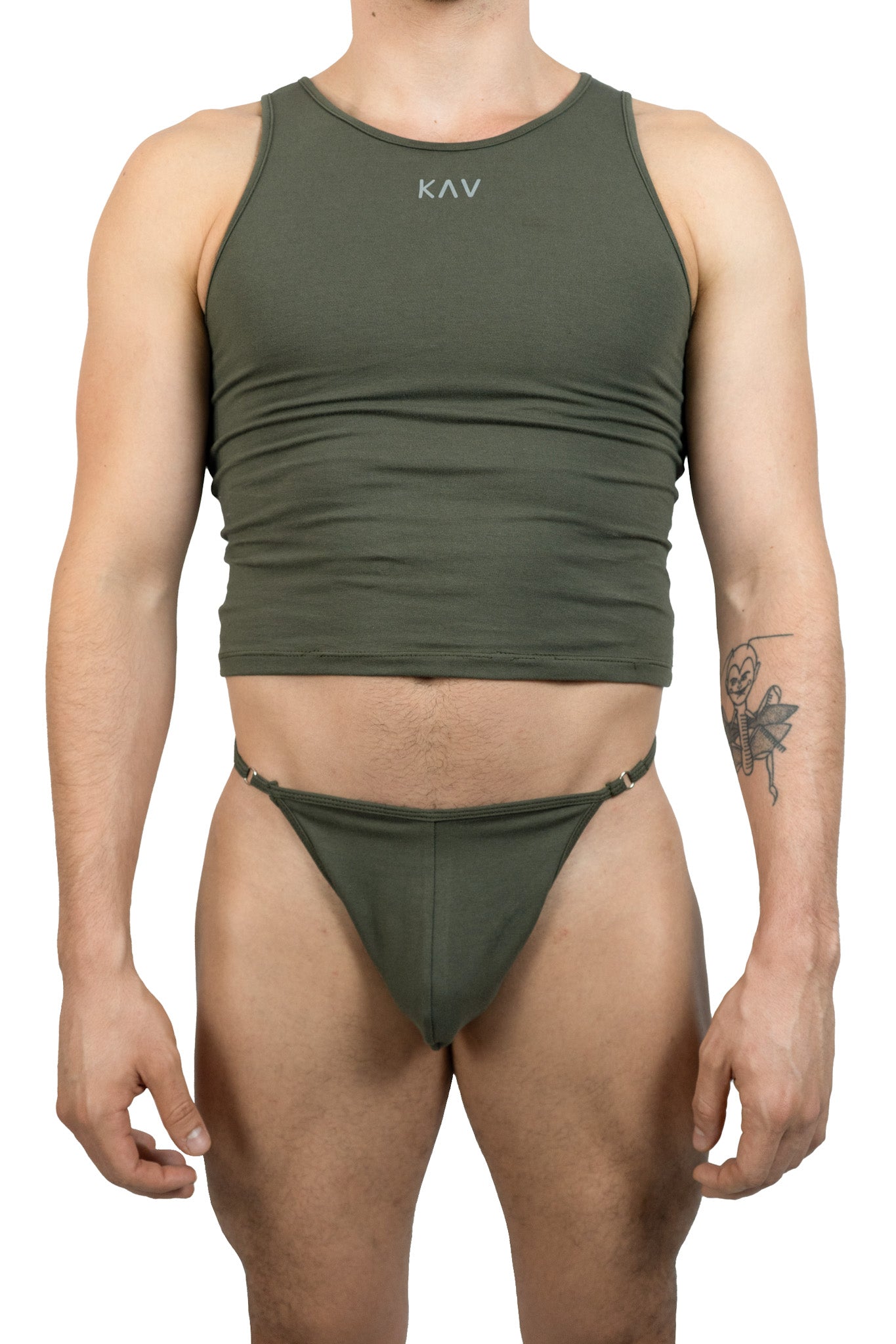 Dark Green Venom Cotton Jersey Set