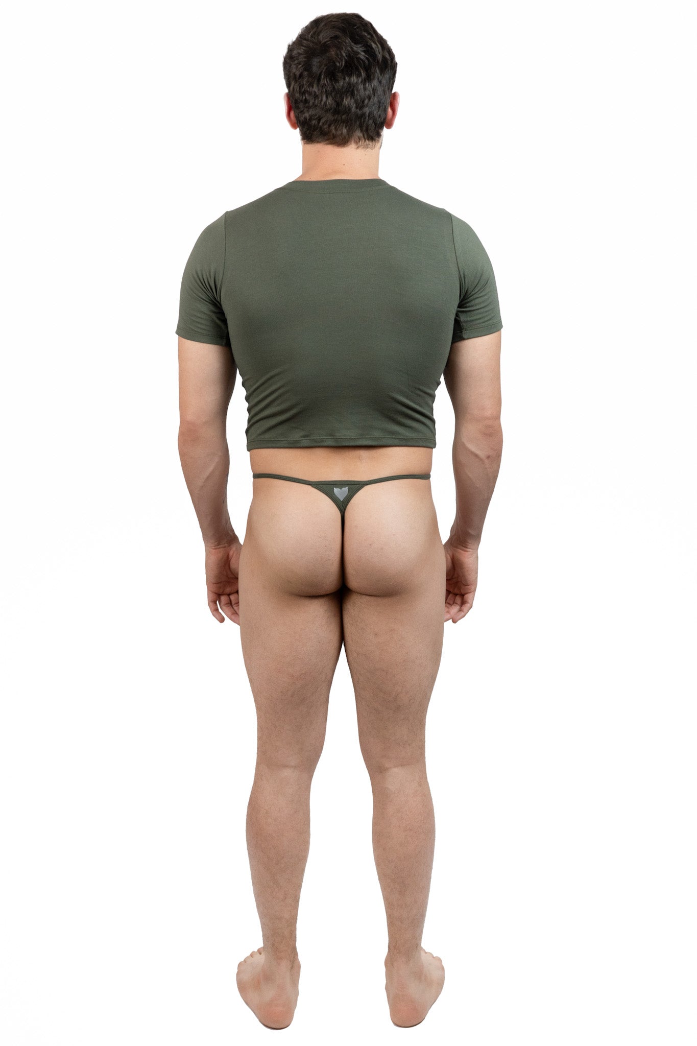 Dark Green Alberto G-String Set