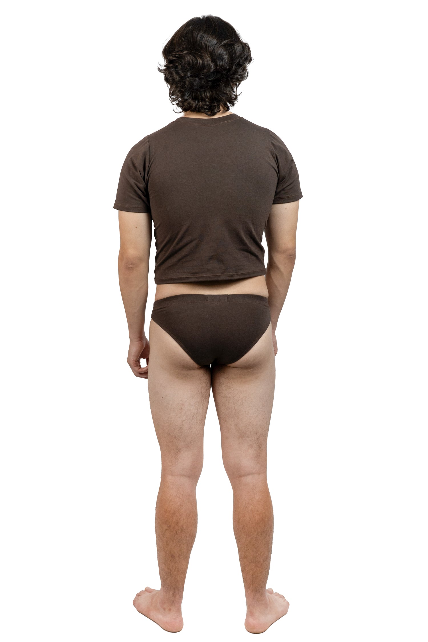 Hot Brown Alberto Brief Set