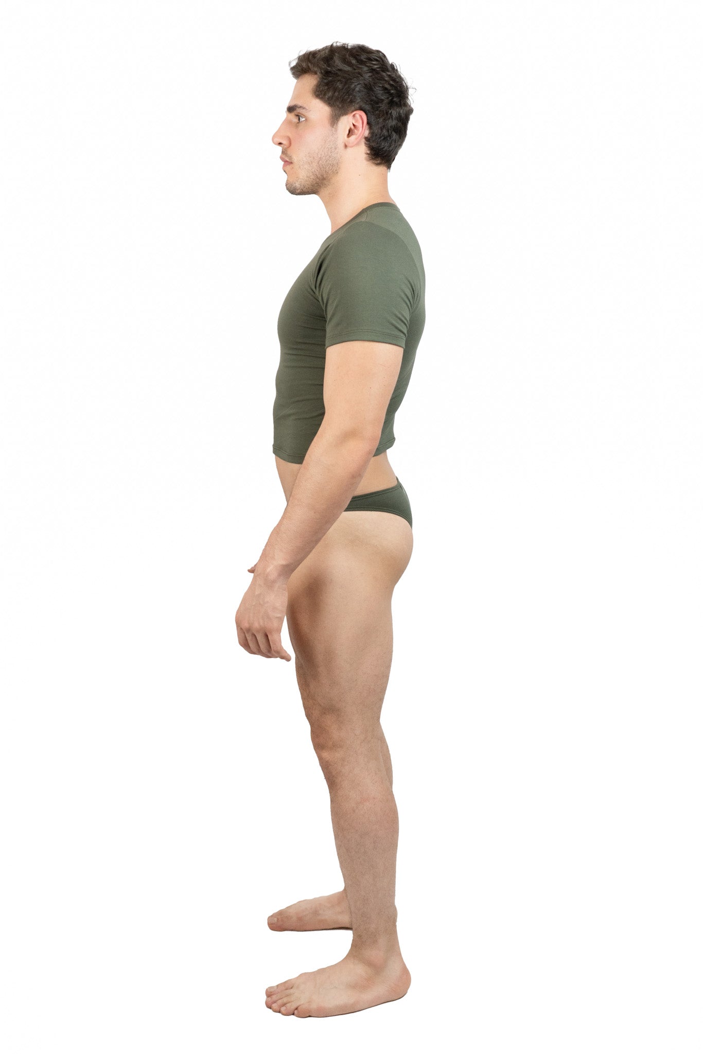 Dark Green Alberto Thong Set