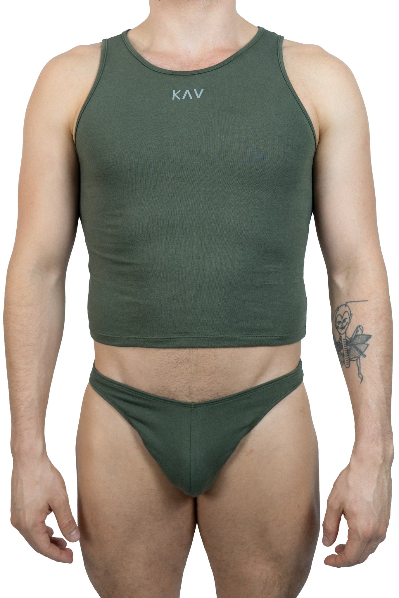 Dark Green Gabriel Thong Set