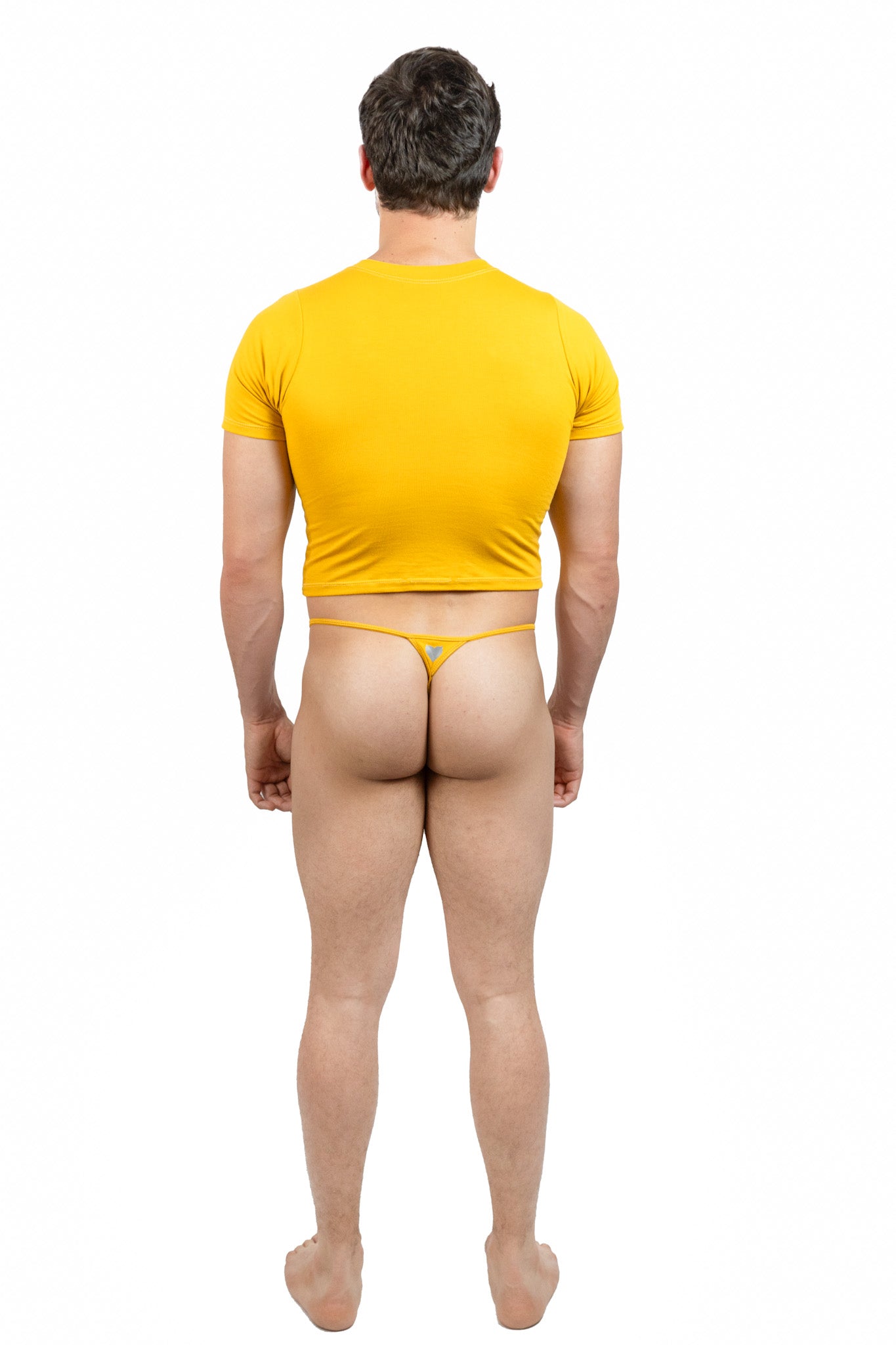 Yellow Mustard Alberto G-String Set