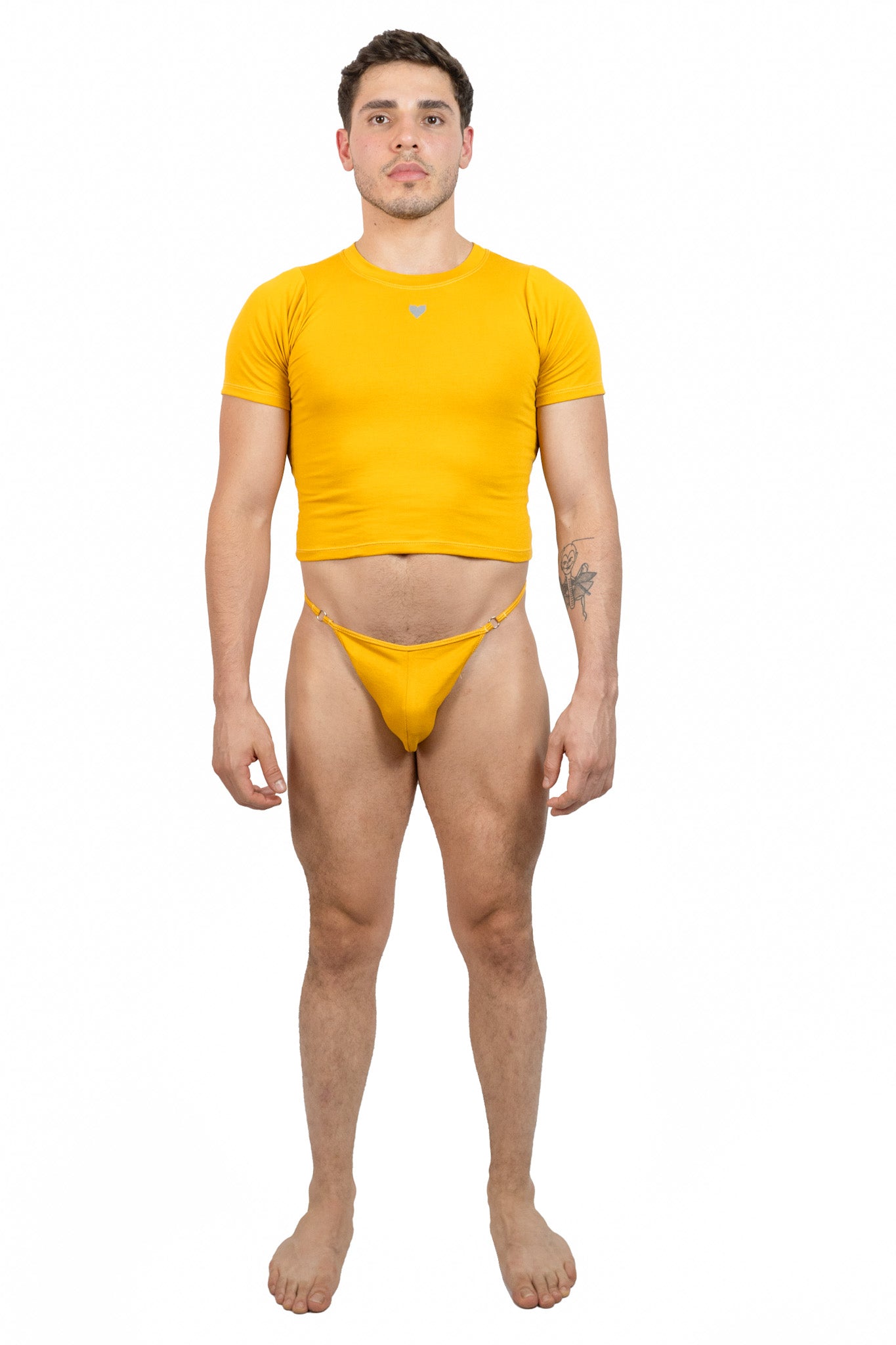Yellow Mustard Alberto G-String Set