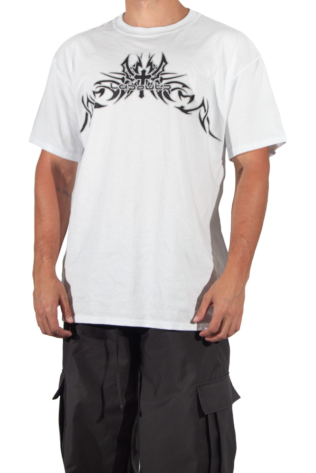 Power Tribal White T-Shirt