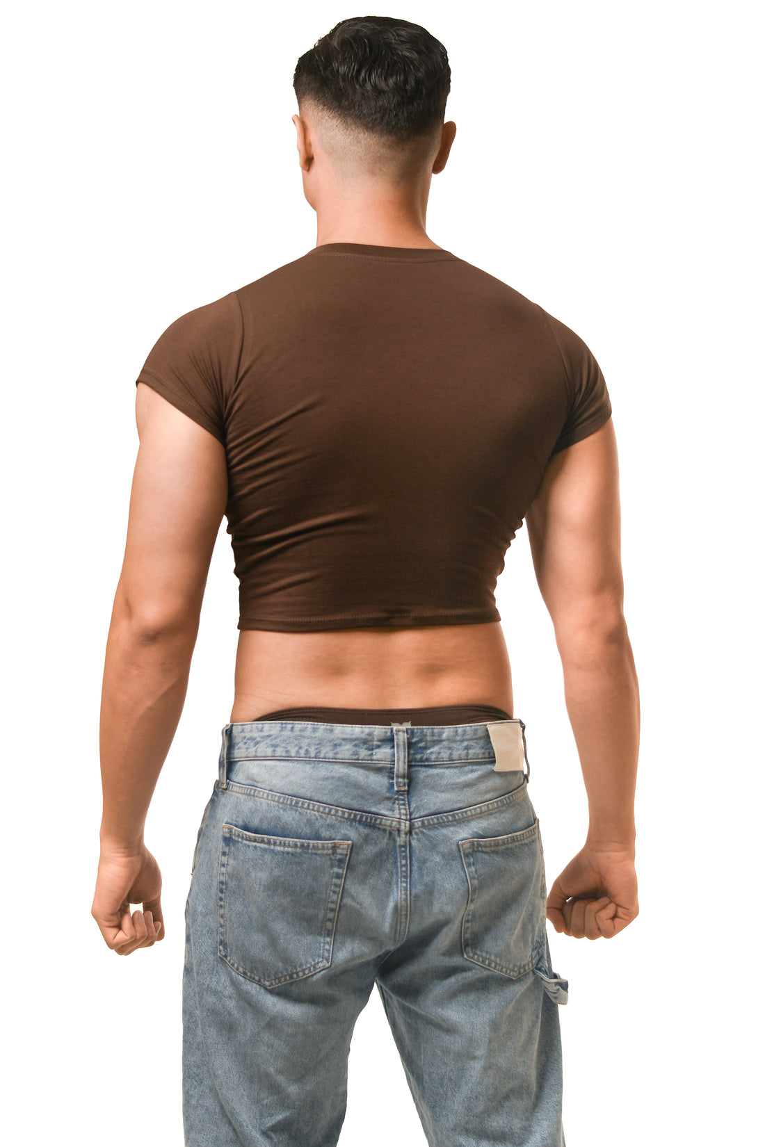 Dark Brown Magnet Baby Tee