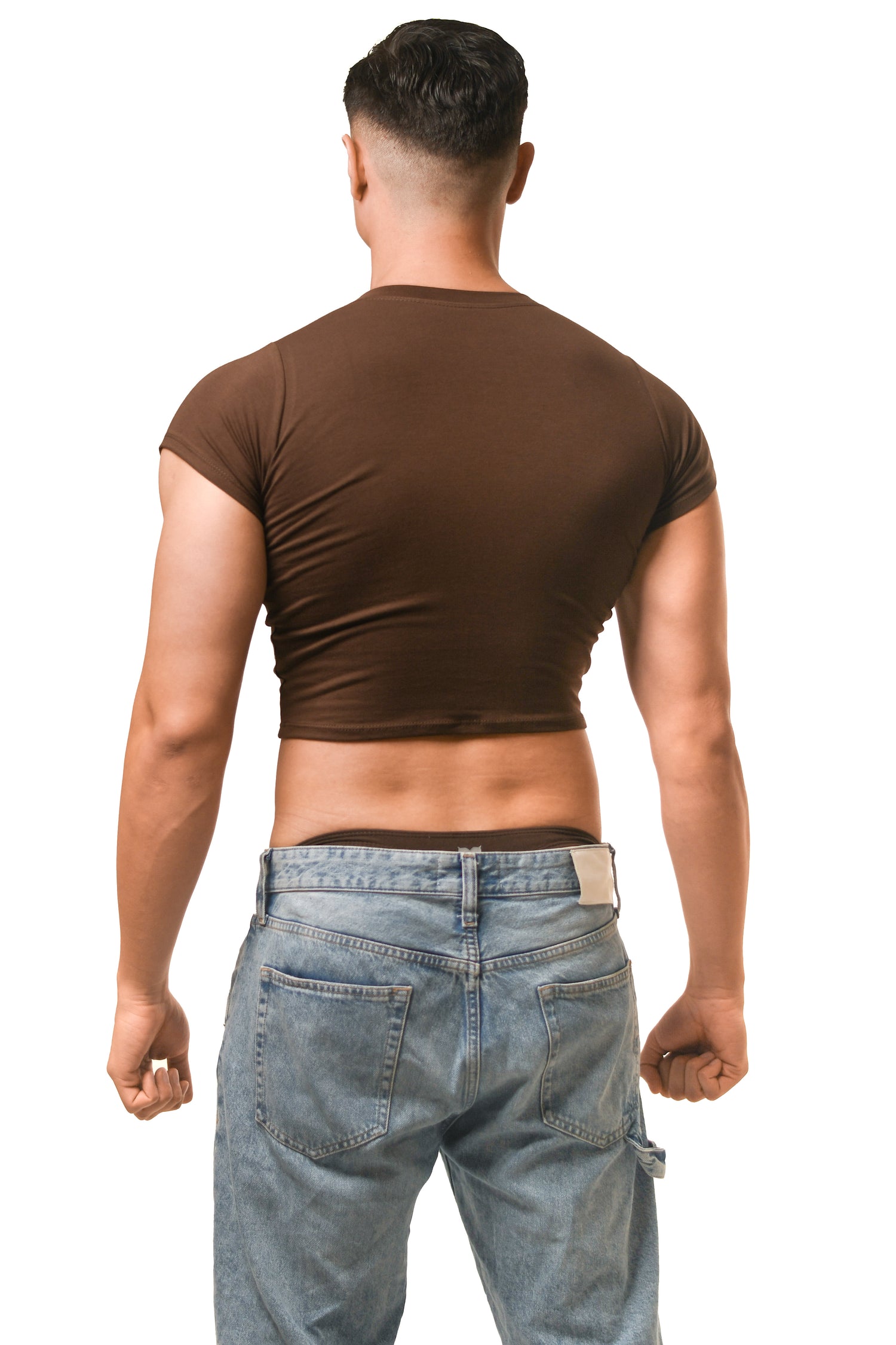 Dark Brown Magnet Baby Tee