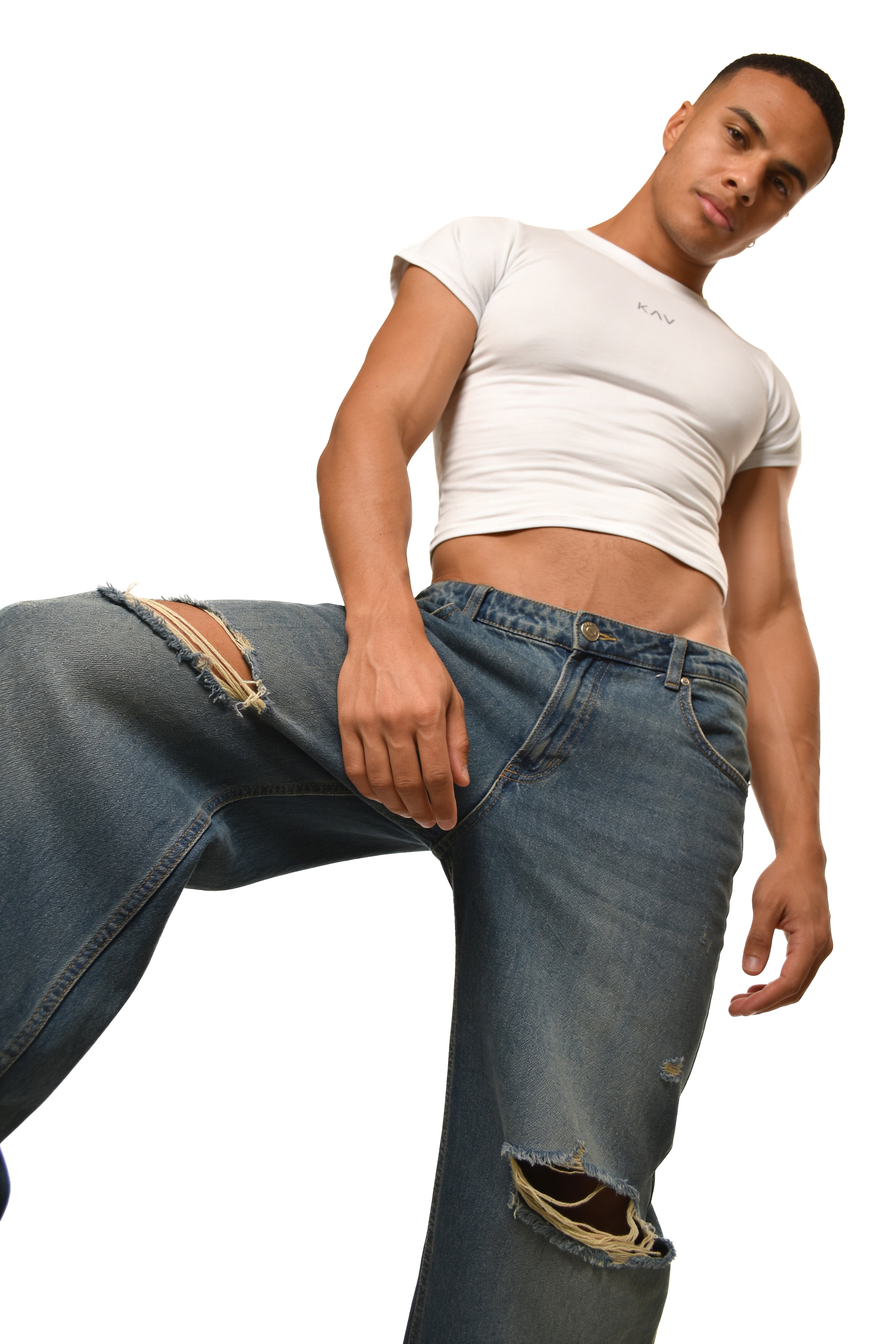 White Magnet Baby Tee