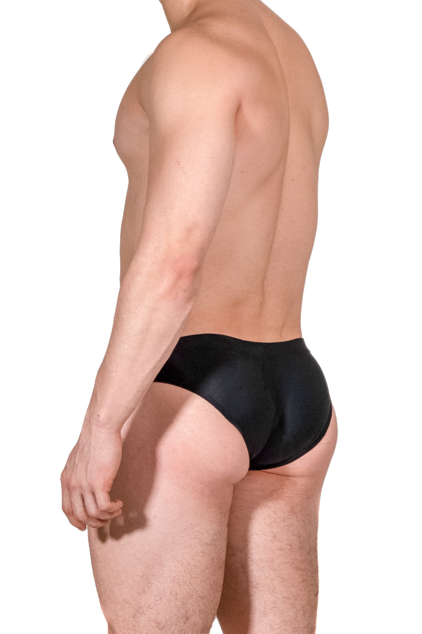 Black Minimal Swim Brief