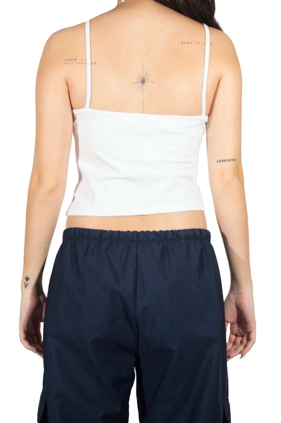 White Tribal Heart White Top