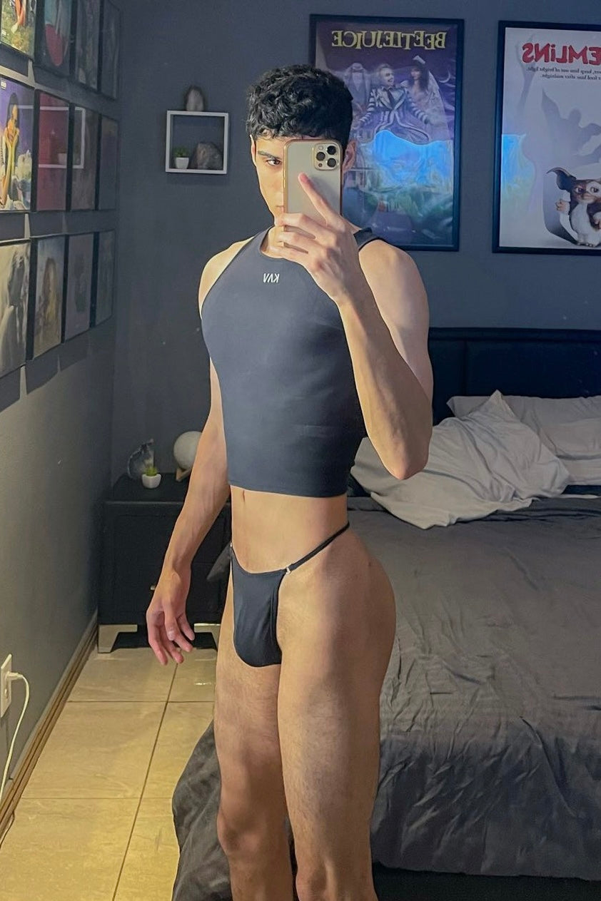 Black Men G-String Thong
