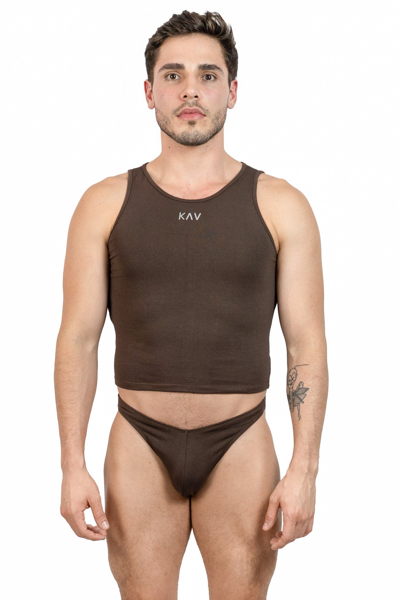 Hot Brown Magnet Tank Top